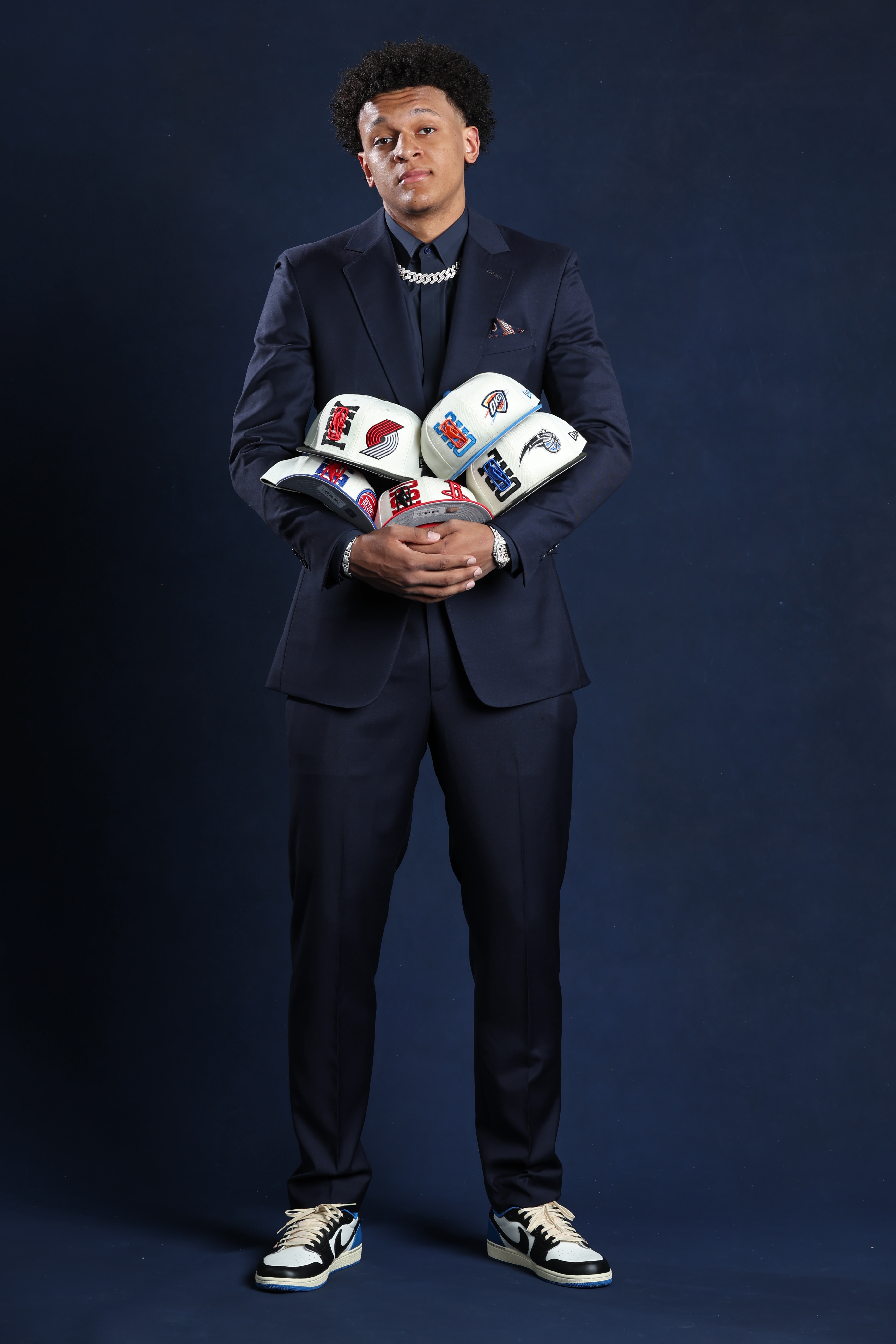 CHICAGO,IL - MAY 17: NBA Prospect, Paolo Banchero poses for a portrait during the 2022 NBA Draft Lottery at McCormick Place on May 17, 2022 in Chicago, Illinois. NOTE TO USER: User expressly acknowledges and agrees that, by downloading and or using this photograph, User is consenting to the terms and conditions of the Getty Images License Agreement. Mandatory Copyright Notice: Copyright 2022 NBAE (Photo by David Sherman/NBAE via Getty Images)