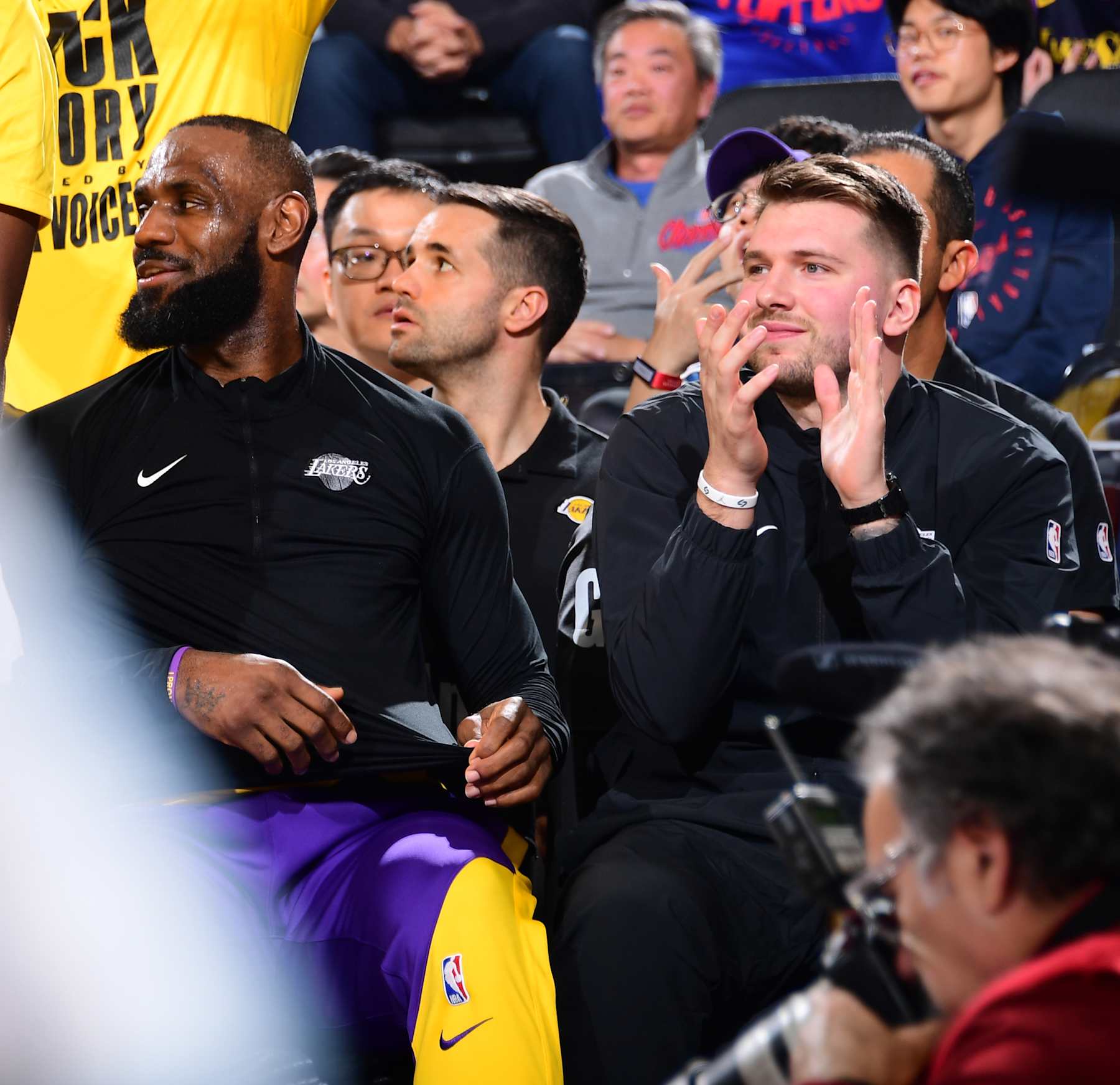 LeBron James and Luka DonÄiÄ