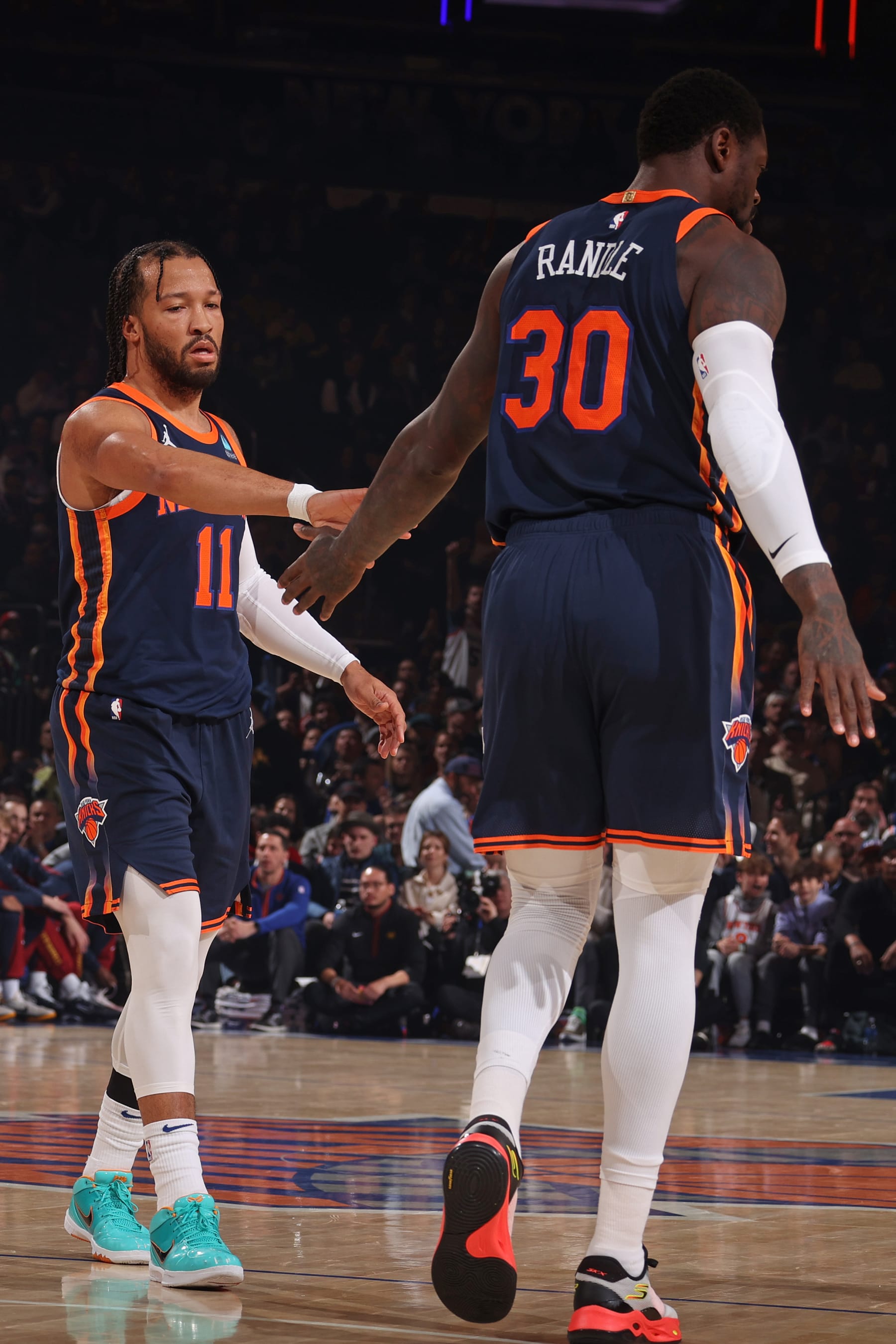 Jalen Brunson and Julius Randle