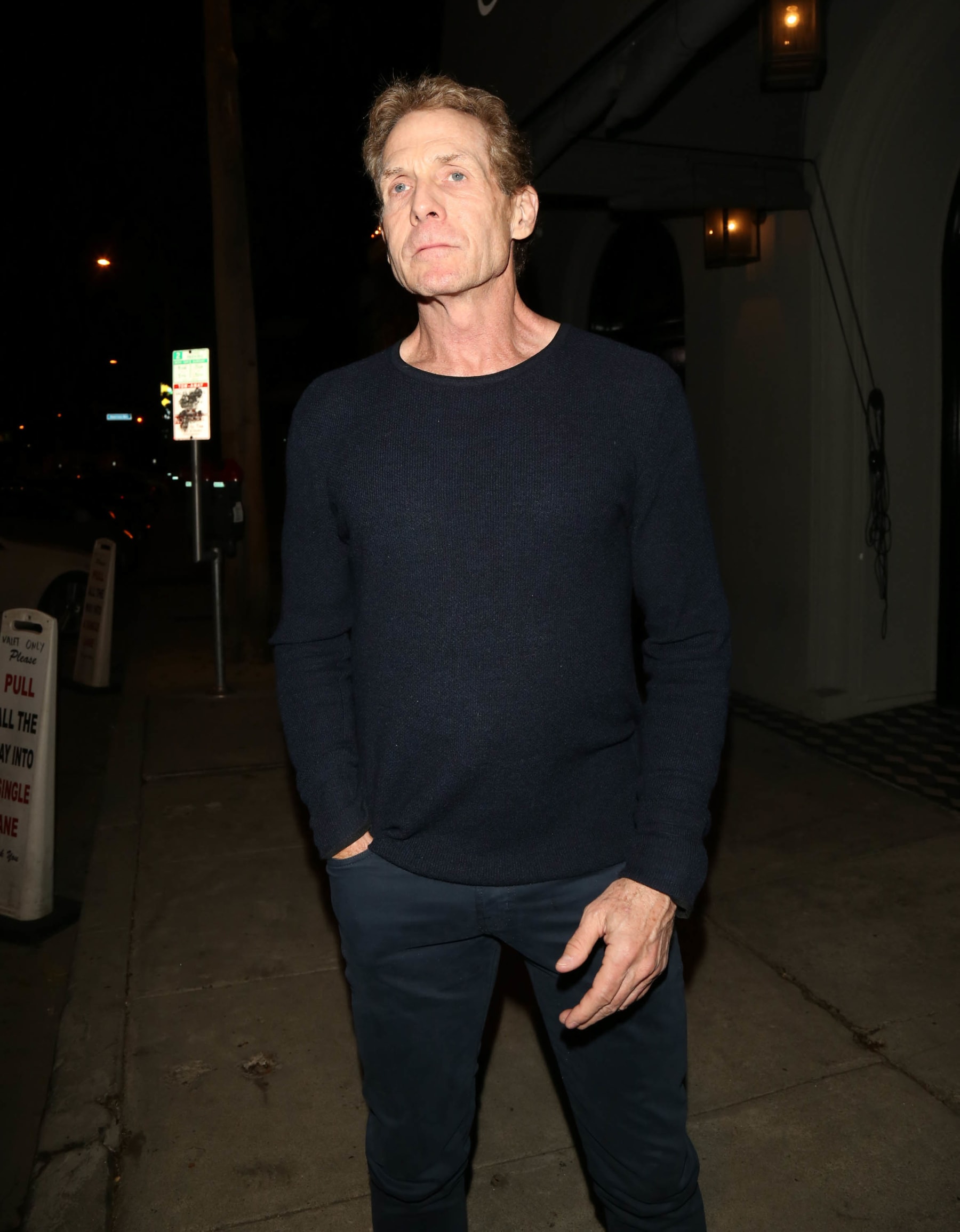 LOS ANGELES, CA - OCTOBER 27:  Skip Bayless is seen on October 27, 2017 in Los Angeles, CA.  (Photo by Hollywood To You/Star Max/GC Images)