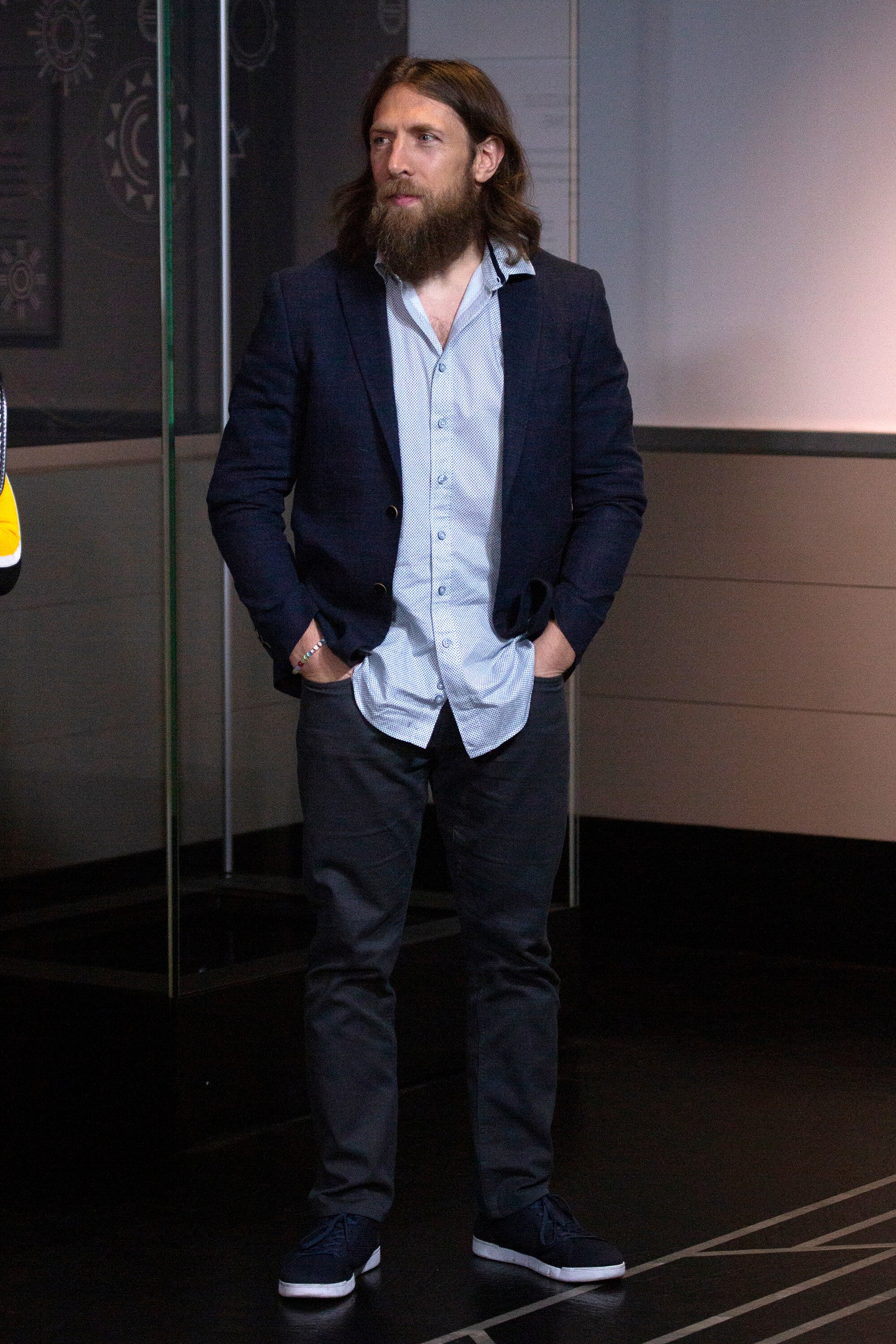 NEW YORK, NEW YORK - APRIL 05: WWE Superstar Daniel Bryan Celebrate's Wrestlemania 35 at The Empire State Building on April 05, 2019 in New York City. (Photo by Santiago Felipe/Getty Images)