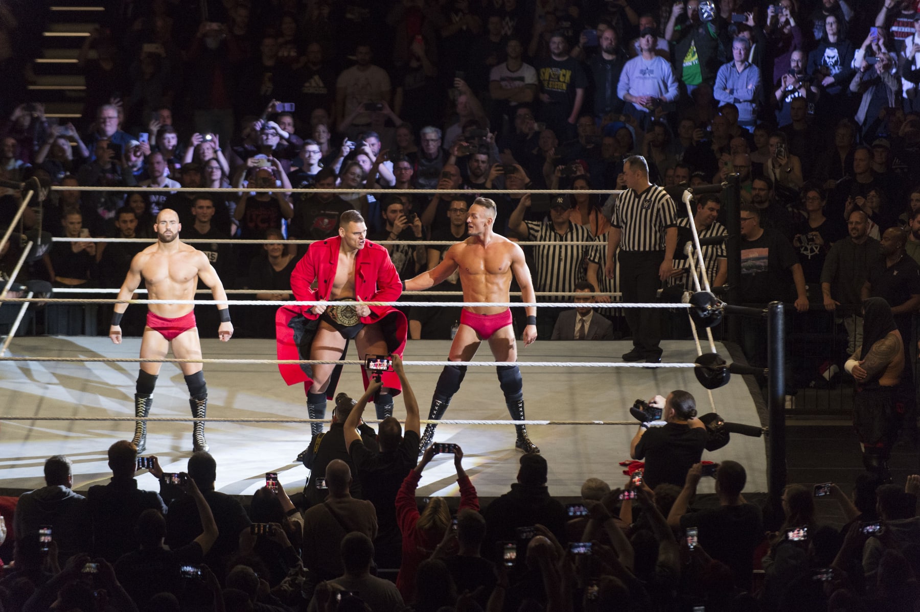 DORTMUND, GERMANY - NOVEMBER 01: Imperium attends the WWE Live Show at Westfalenhalle on November 1, 2022 in Dortmund, Germany. (Photo by Marc Pfitzenreuter/Getty Images)