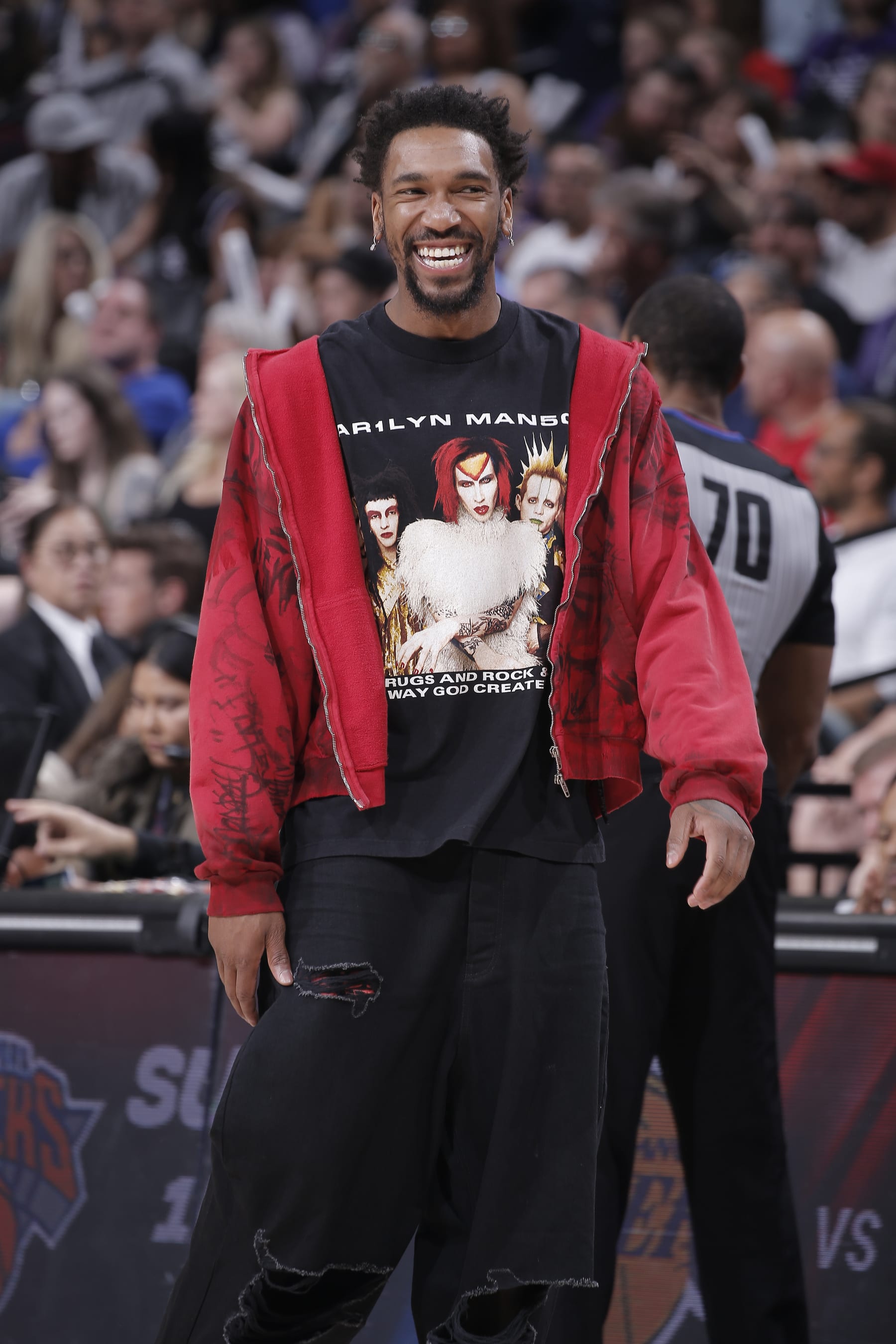 SACRAMENTO, CA - APRIL 11: Malik Monk #0 of the Sacramento Kings looks on during the game against the New Orleans Pelicans on April 11, 2024 at Golden 1 Center in Sacramento, California. NOTE TO USER: User expressly acknowledges and agrees that, by downloading and or using this photograph, User is consenting to the terms and conditions of the Getty Images Agreement. Mandatory Copyright Notice: Copyright 2024 NBAE (Photo by Rocky Widner/NBAE via Getty Images)