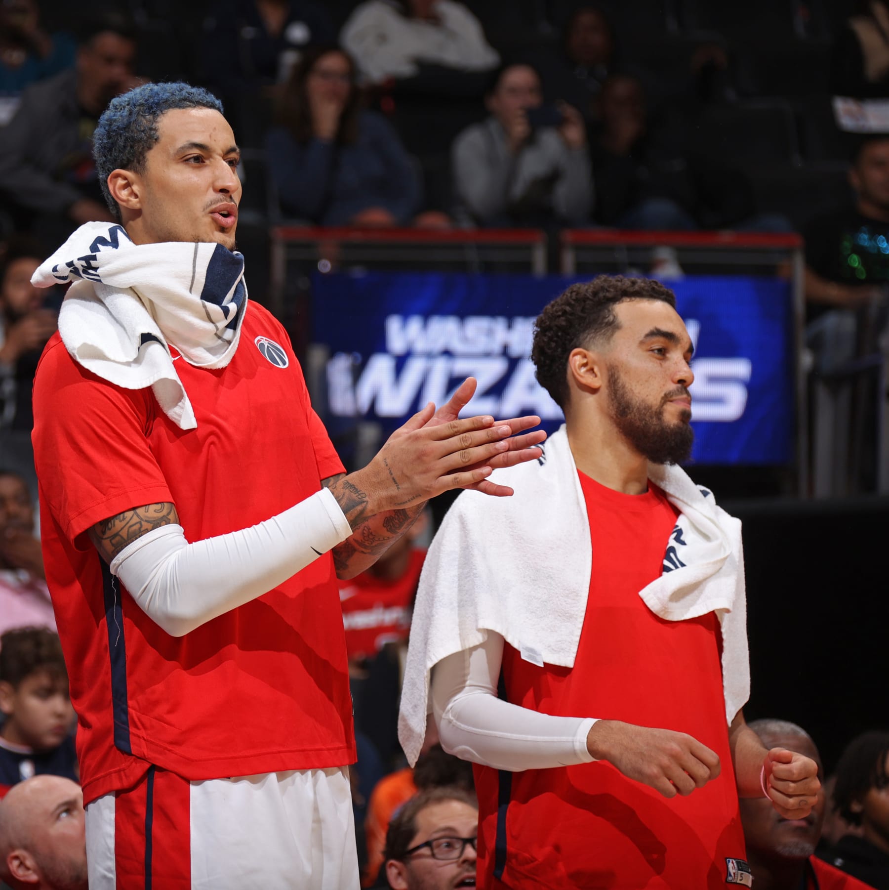 Kyle Kuzma and Tyus Jones