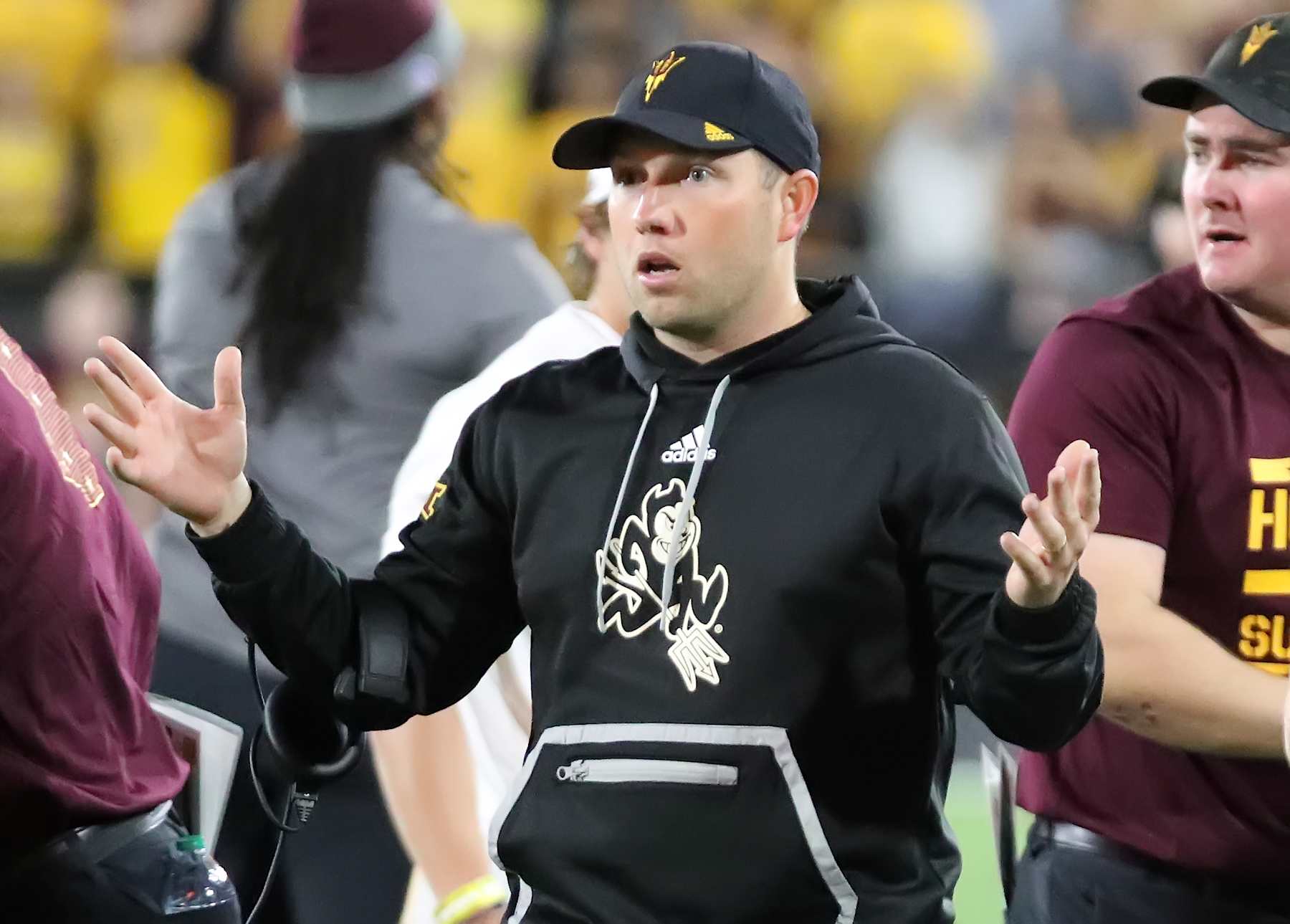 Head Coach Kenny Dillingham of the Arizona State Sun Devils