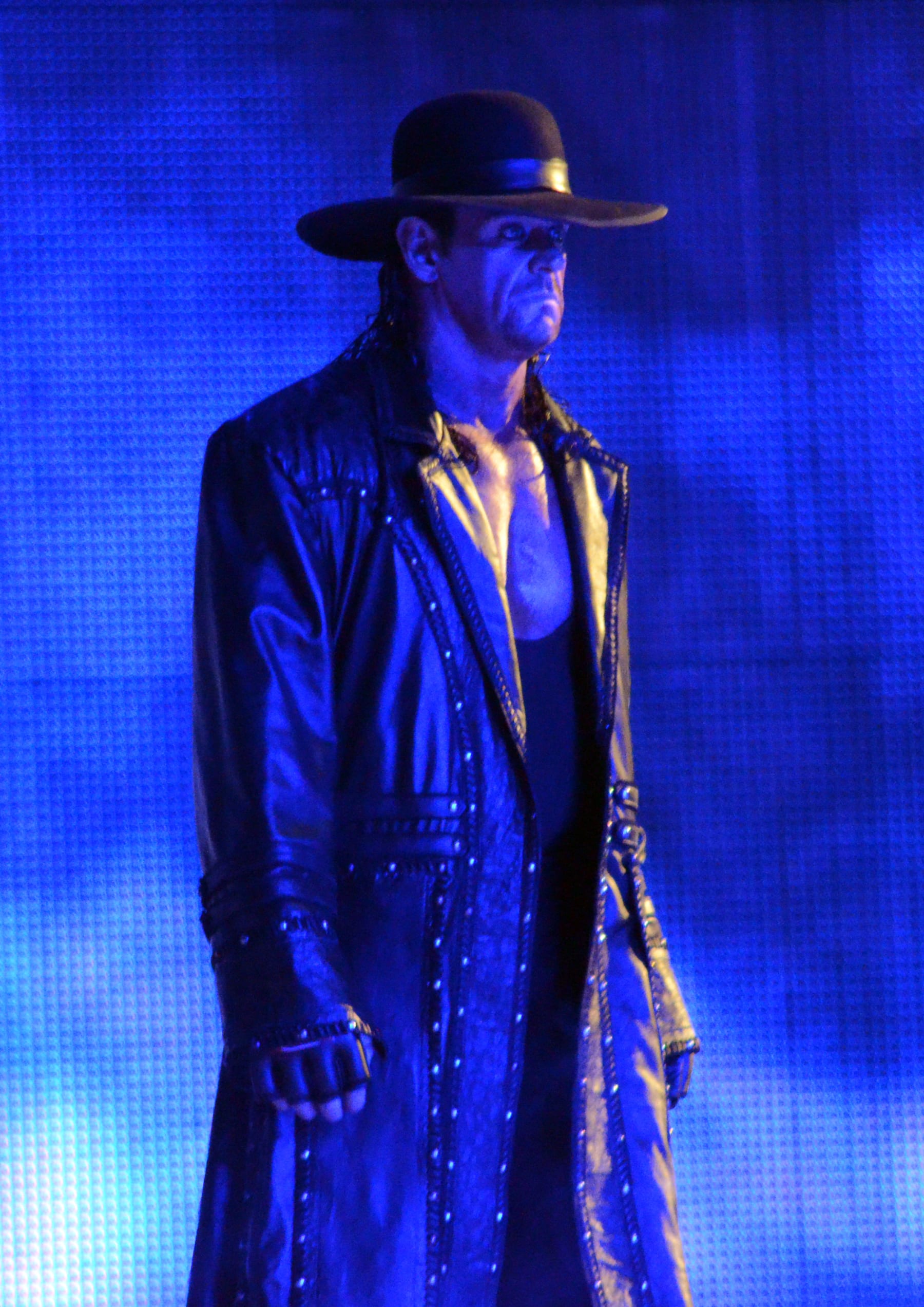 ATLANTA, GA - APRIL 03:  Wrestler The Undertaker during WrestleMania XXVII at Georgia Dome on April 3, 2011 in Atlanta, Georgia.  (Photo by Kevin Mazur/WireImage)