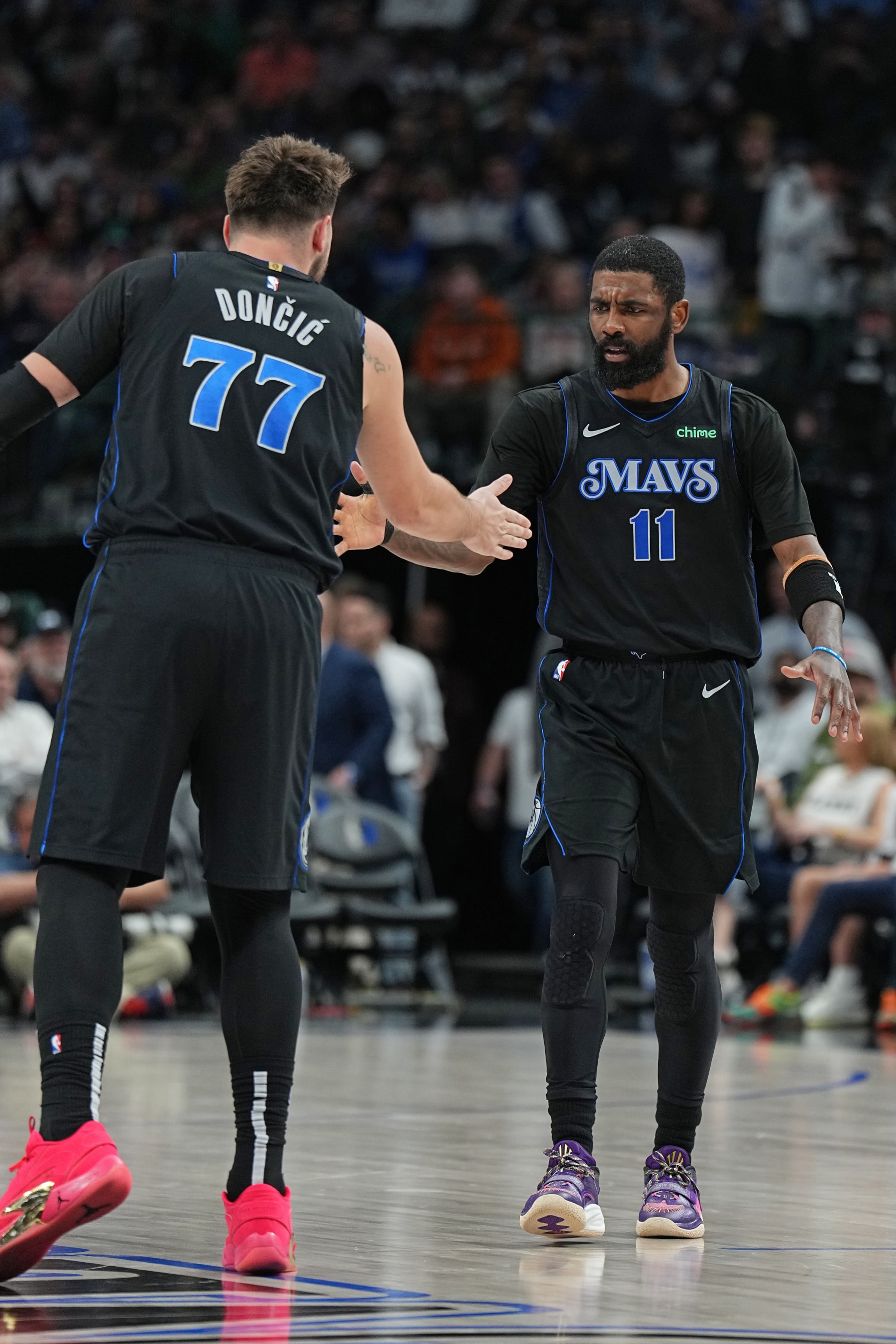 Luka DonÄiÄ and Kyrie Irving