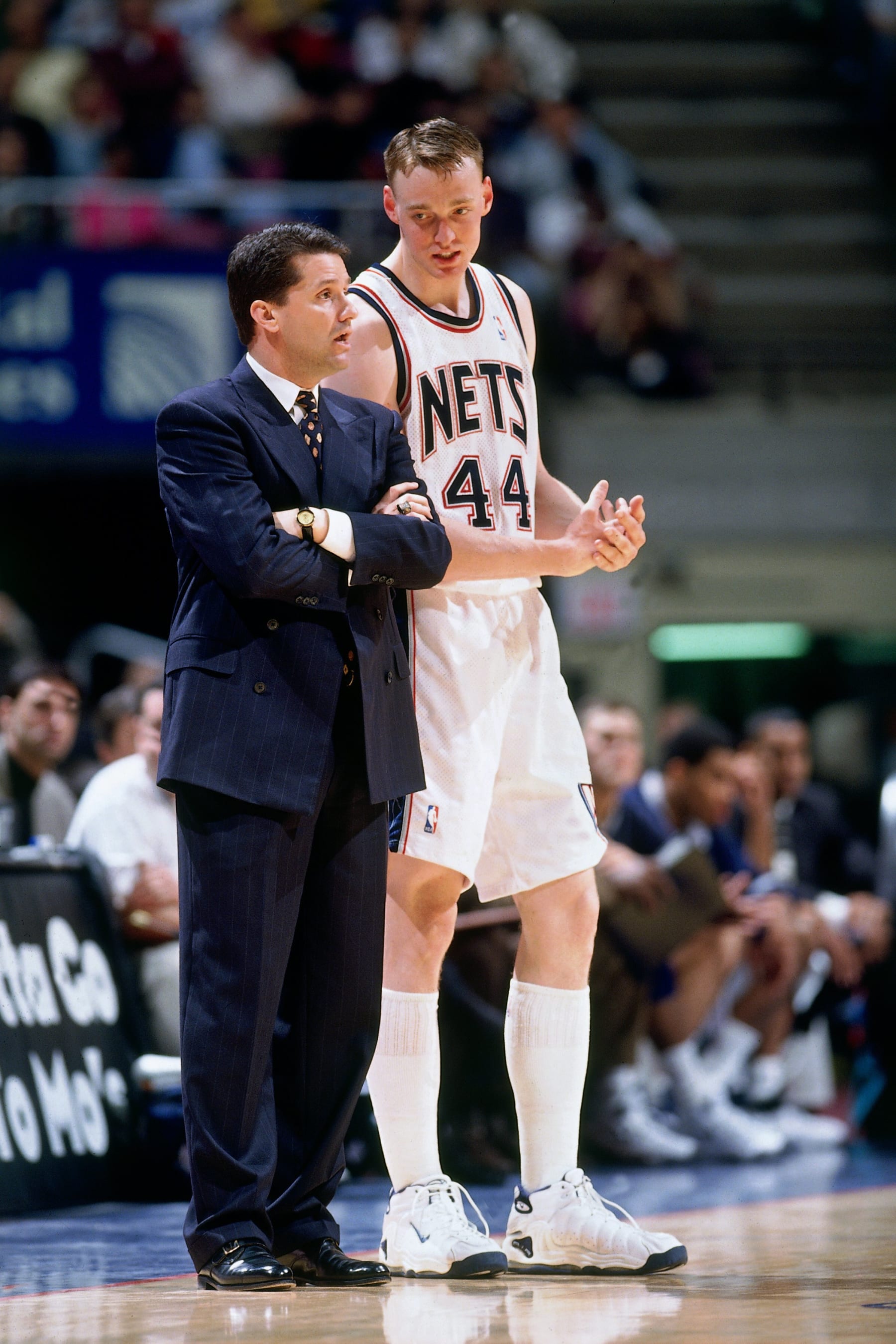 John Calipari and Keith Van Horn