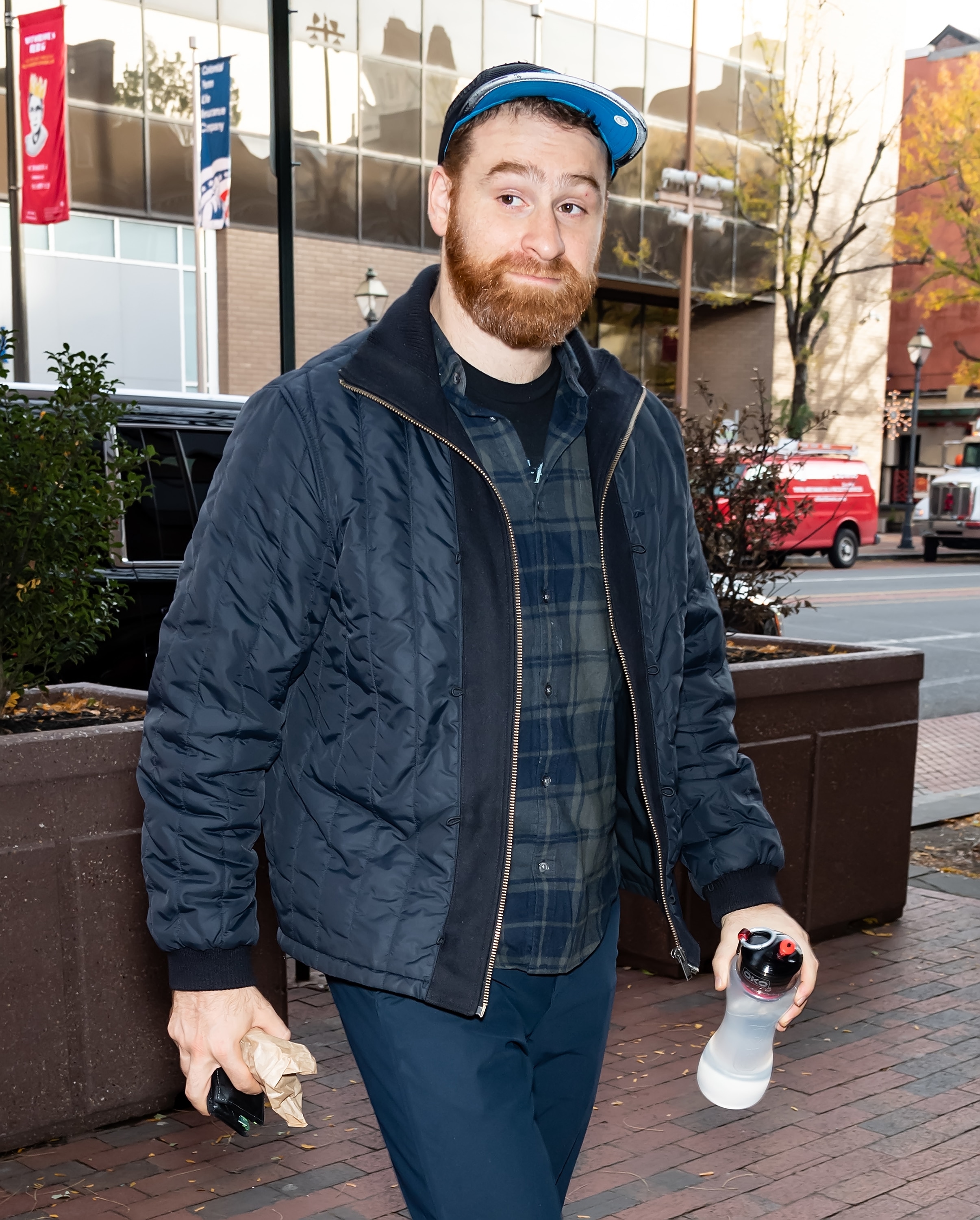 PHILADELPHIA, PENNSYLVANIA - NOVEMBER 15: WWE professional wrestler of SmackDown Sami Zayn is seen arriving to Fox 29's 'Good Day' at FOX 29 Studios on November 15, 2019 in Philadelphia, Pennsylvania. (Photo by Gilbert Carrasquillo/GC Images)
