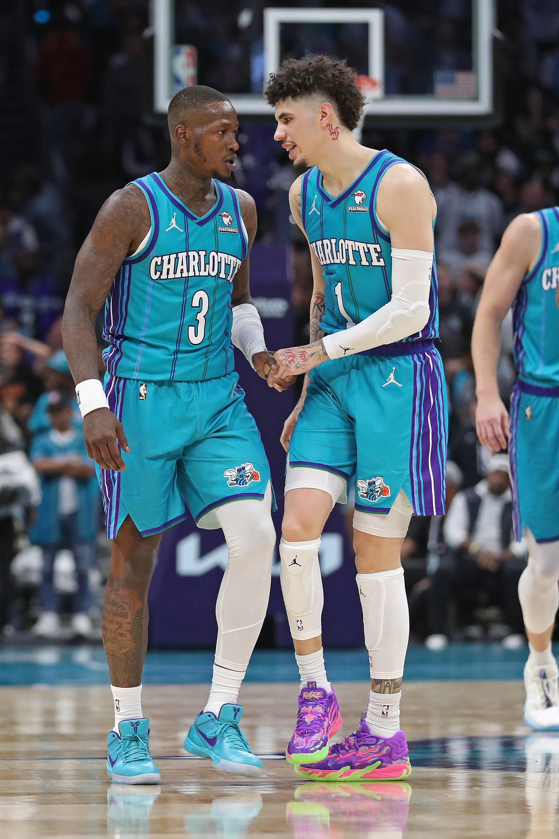 Terry Rozier and LaMelo Ball