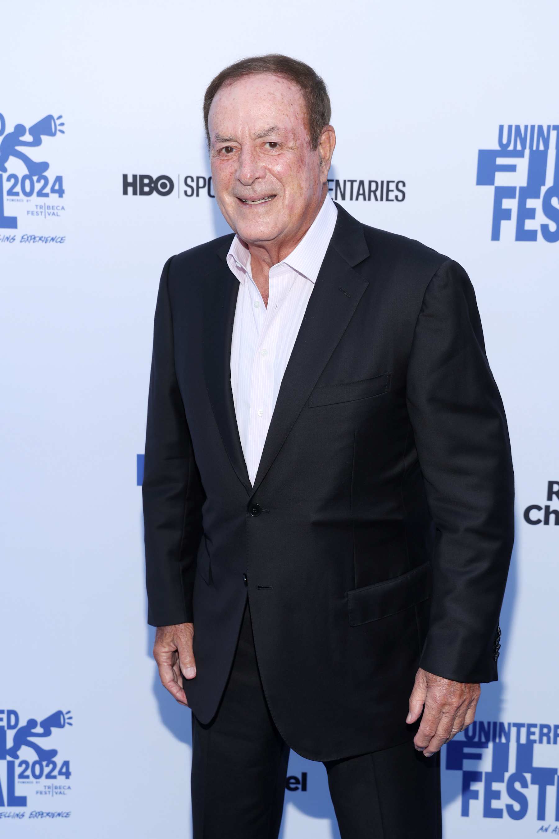HOLLYWOOD, CALIFORNIA - JULY 10: Al Michaels attends Uninterrupted Film Festival 2024 Powered by Tribeca Festival at NeueHouse Hollywood on July 10, 2024 in Hollywood, California. (Photo by Phillip Faraone/Getty Images for Uninterrupted, LLC)