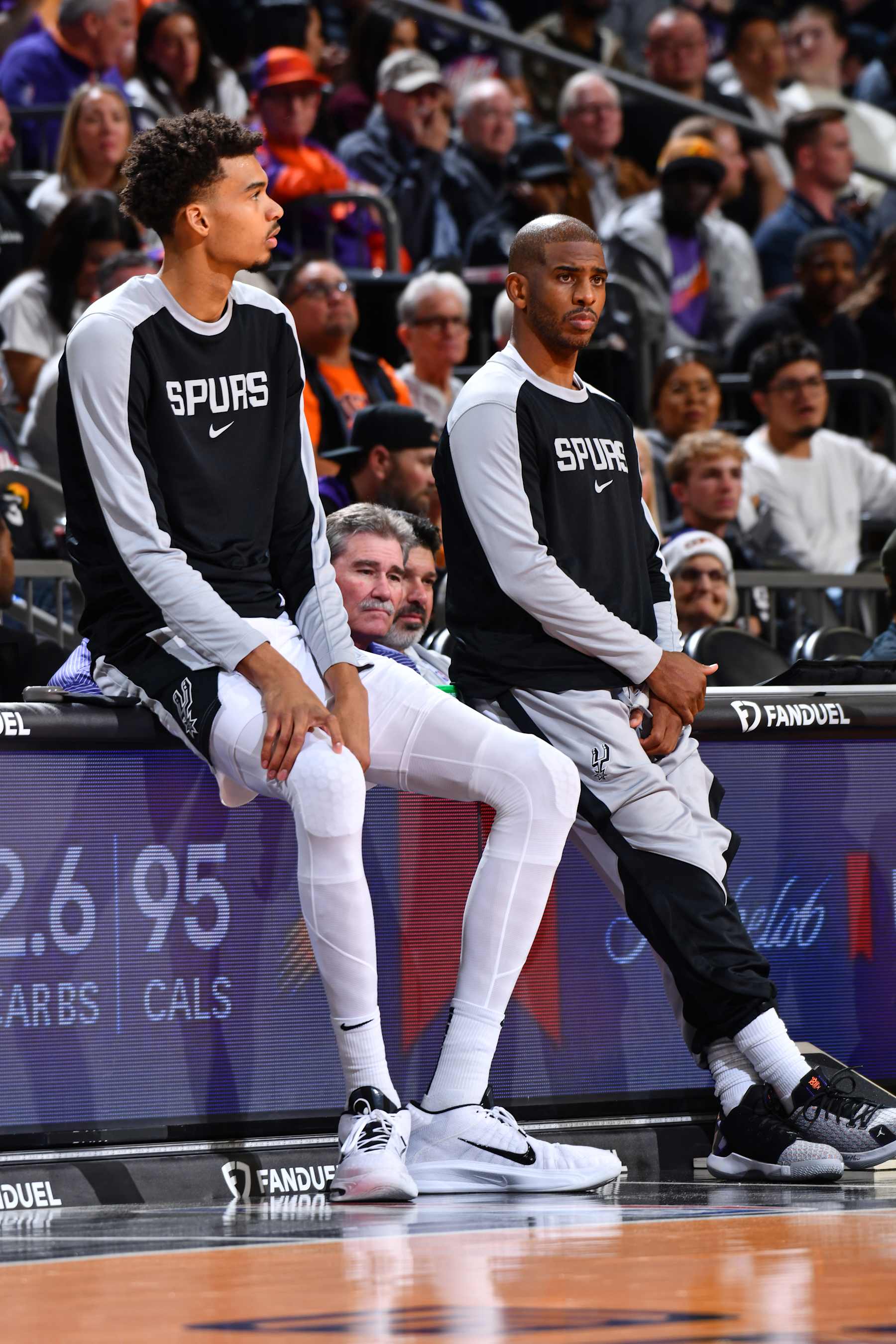 Victor Wembanyama and Chris Paul