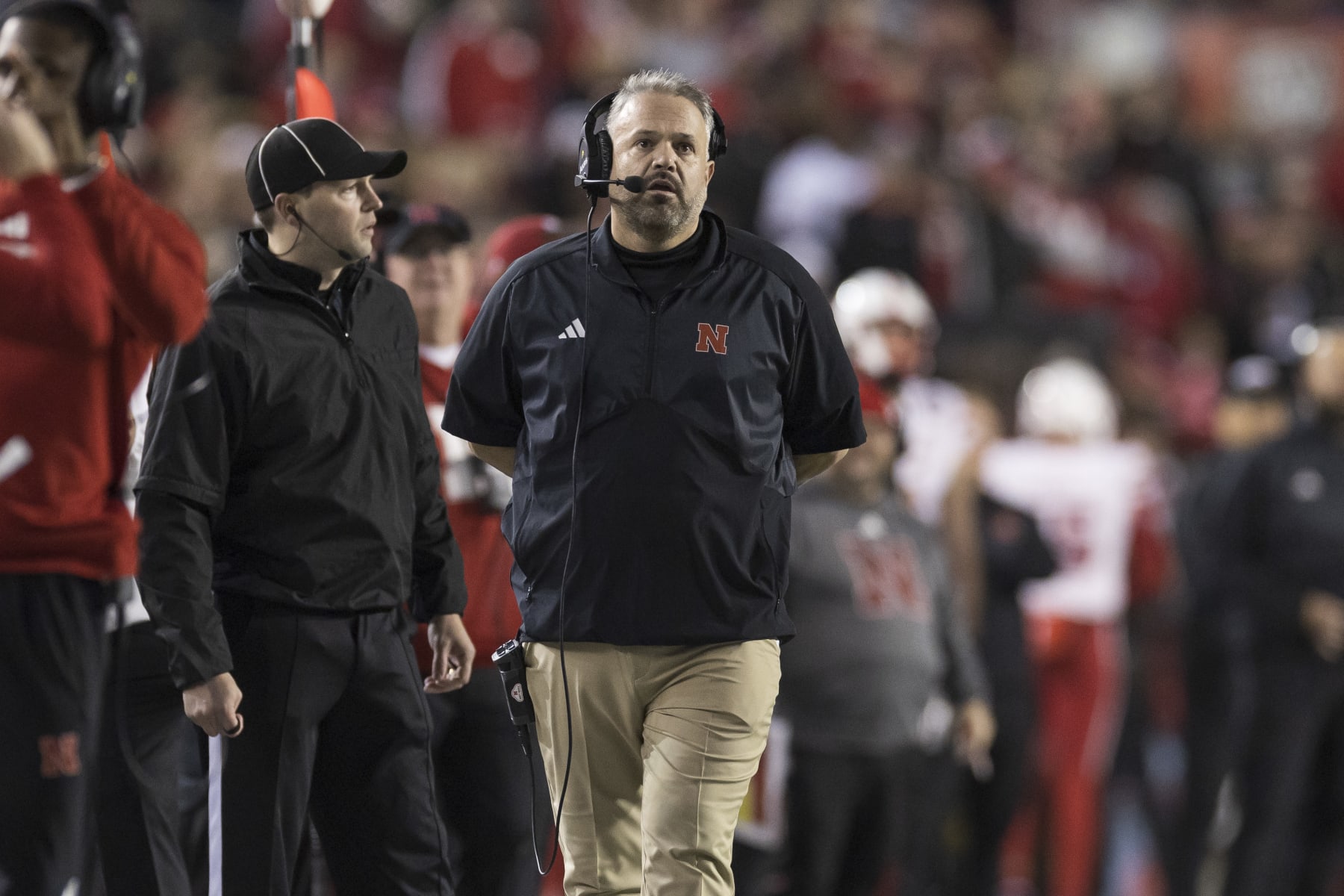 Nebraska Cornhuskers head coach Matt Rhule 