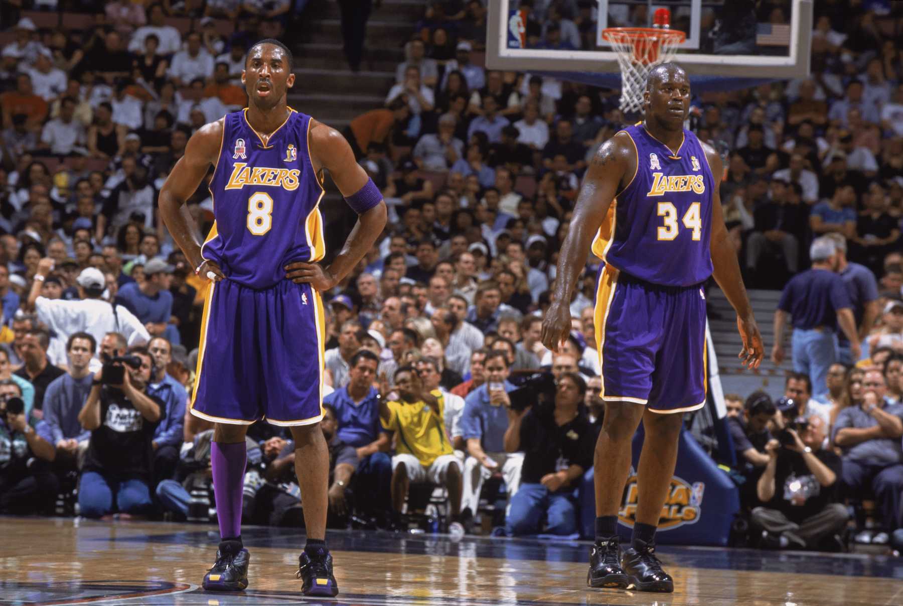 Kobe Bryant and Shaquille O'Neal