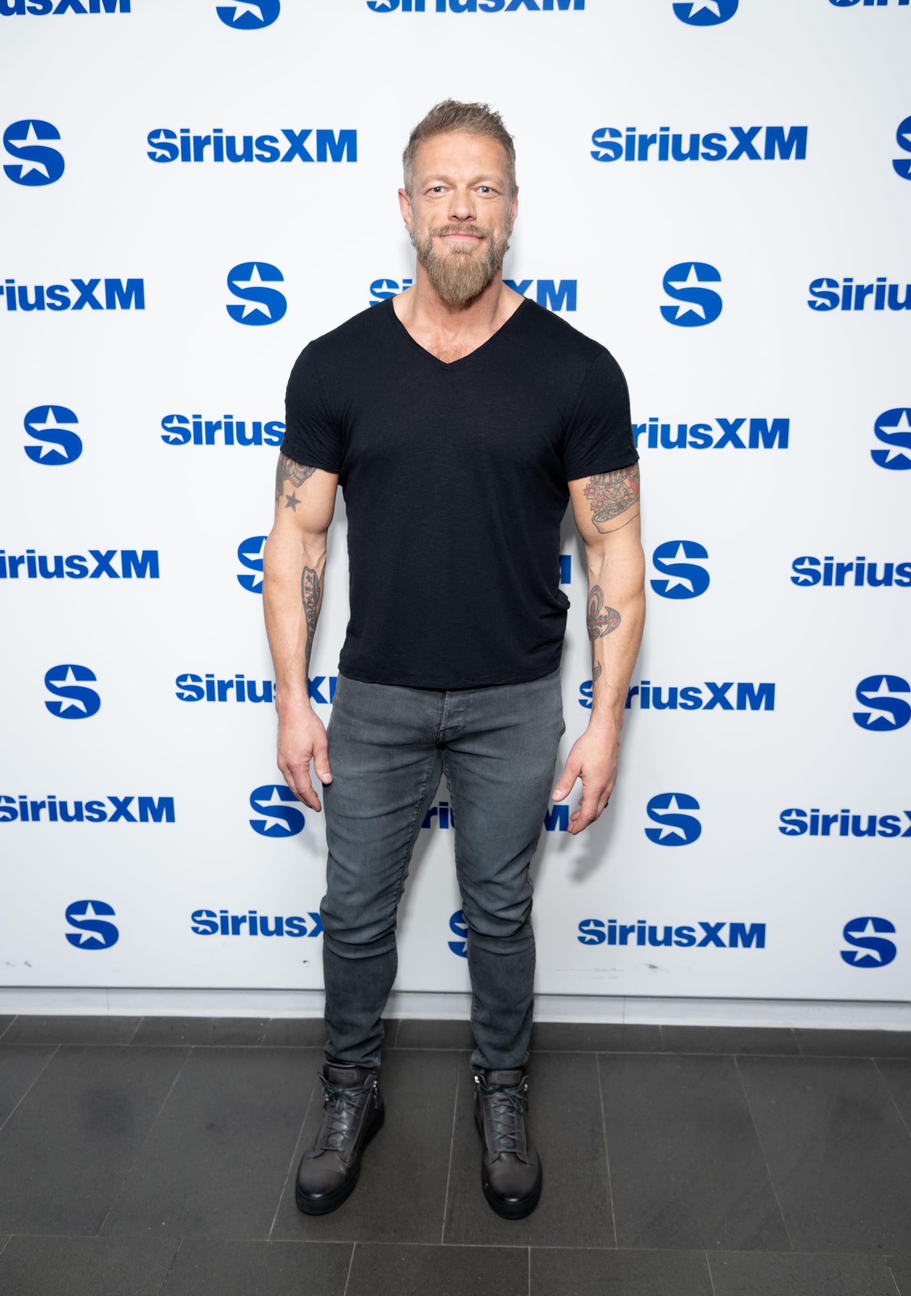 NEW YORK, NEW YORK - JANUARY 17: Adam Copeland visits the SiriusXM Studios on January 17, 2024 in New York City. (Photo by Noam Galai/Getty Images)