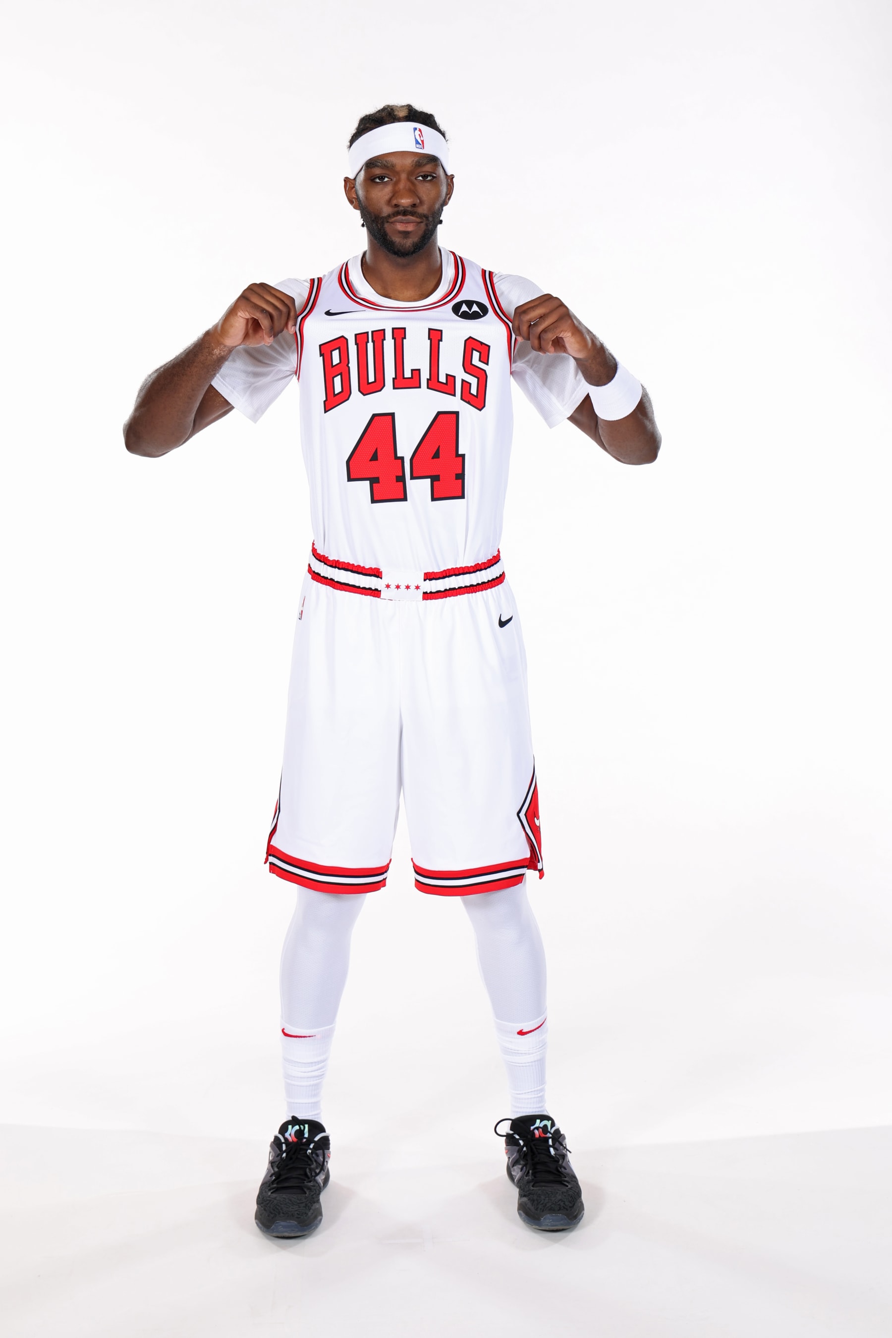 CHICAGO, IL- OCTOBER 2: Patrick Williams #44 of the Chicago Bulls poses for a portrait for Media Day at the Barclays Center in Chicago, Illinois.  NOTE TO USER: User expressly acknowledges and agrees that, by downloading and or using this photograph, User is consenting to the terms and conditions of the Getty Images License Agreement. Mandatory Copyright Notice: Copyright 2023 NBAE  (Photo by Jeff Haynes/NBAE via Getty Images)