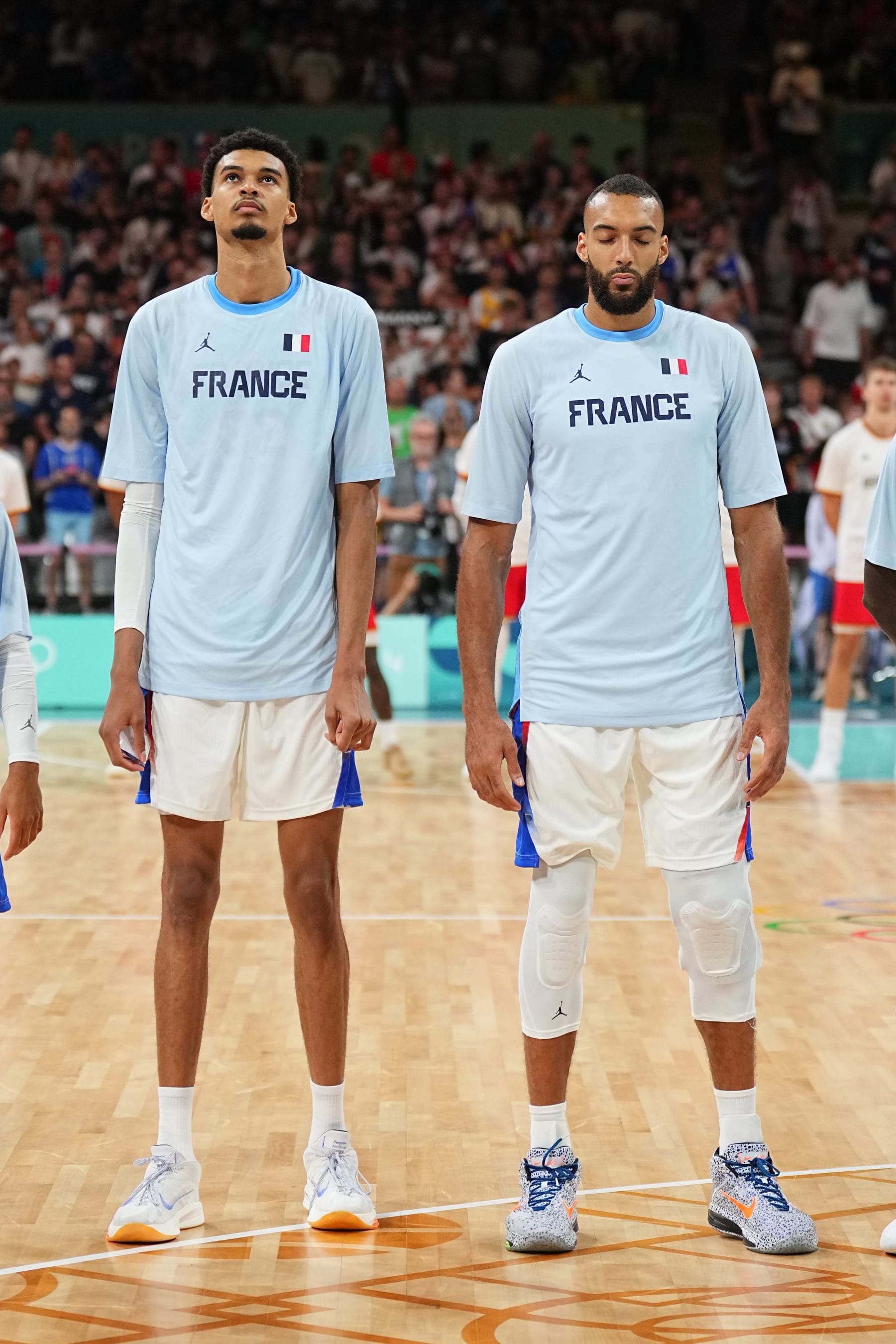 Victor Wembanyama and Rudy Gobert