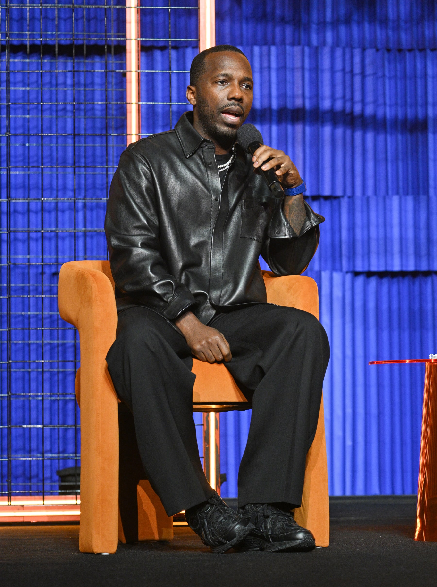 ATLANTA, GEORGIA - OCTOBER 14: Rich Paul speaks during UNLOQ 404 Summit at Overtime Elite Arena on October 14, 2023 in Atlanta, Georgia. (Photo by Prince Williams/WireImage)