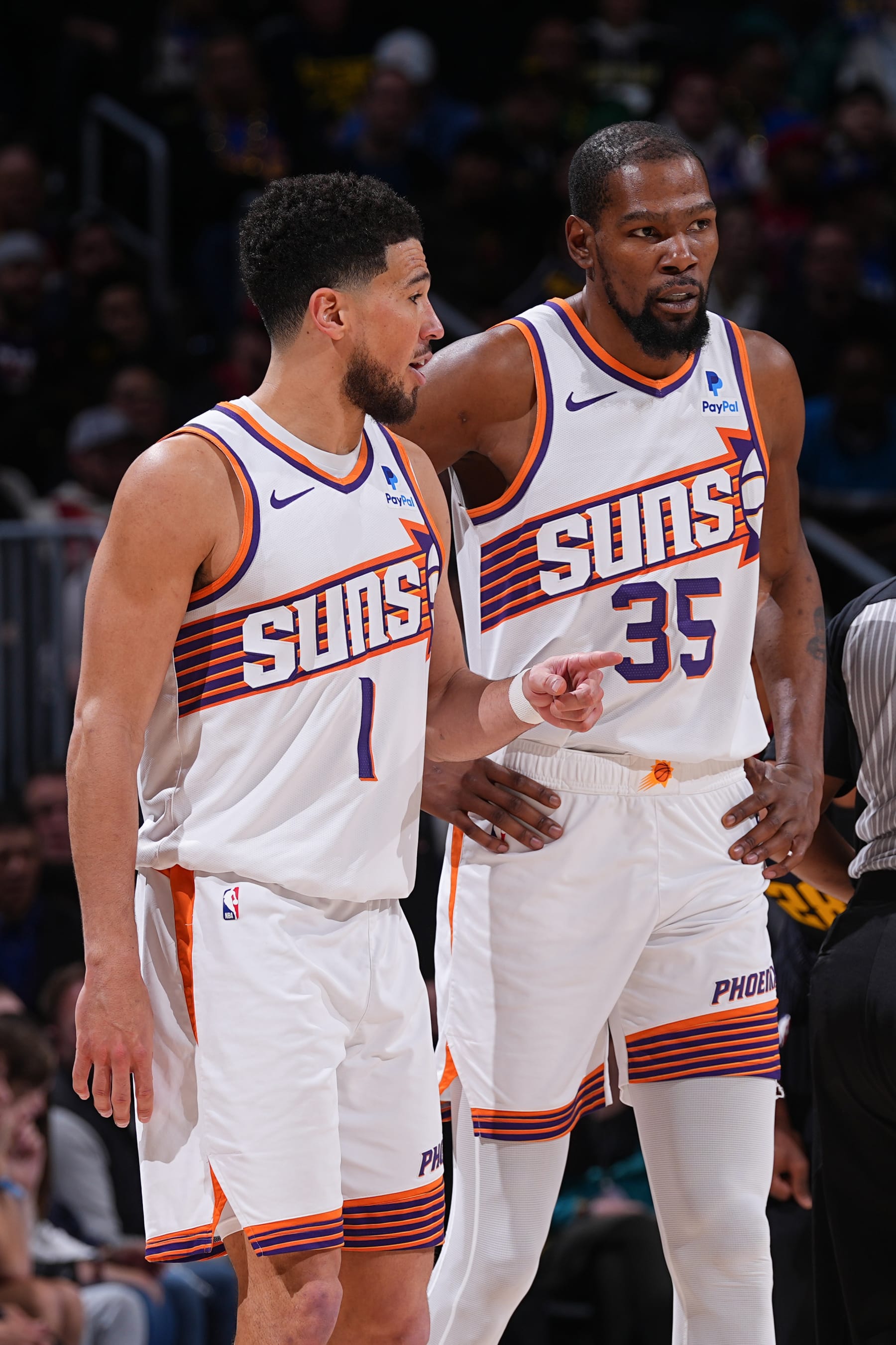 Devin Booker and Kevin Durant