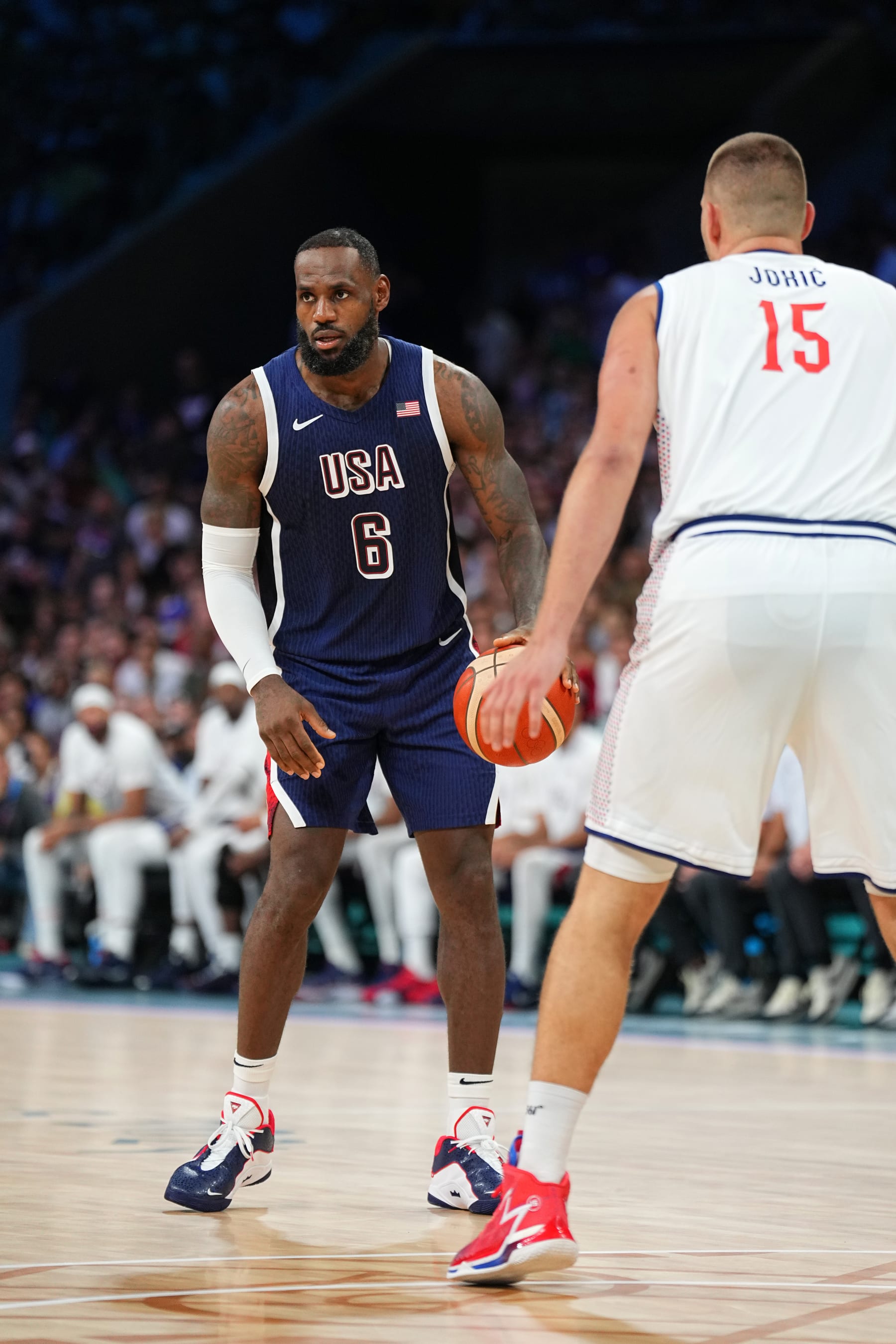 LeBron James and Nikola JokiÄ