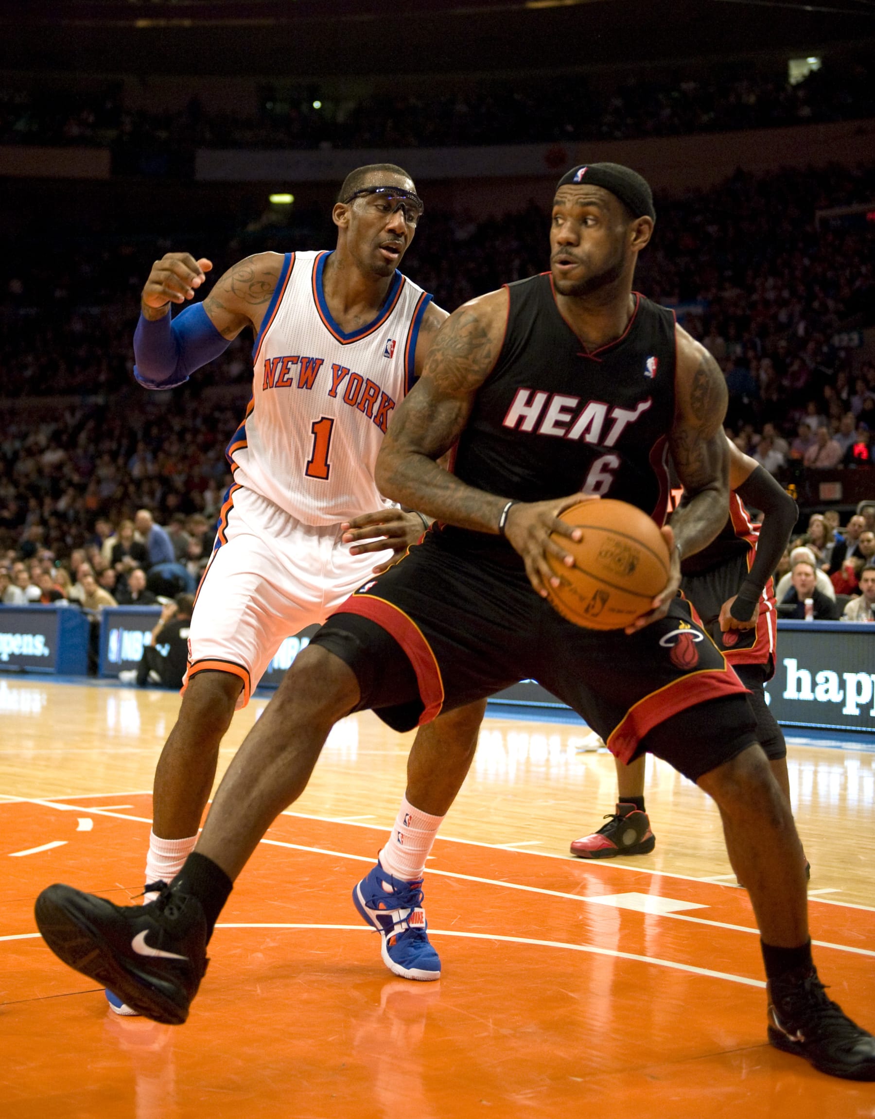 Amar'e Stoudemire and LeBron James