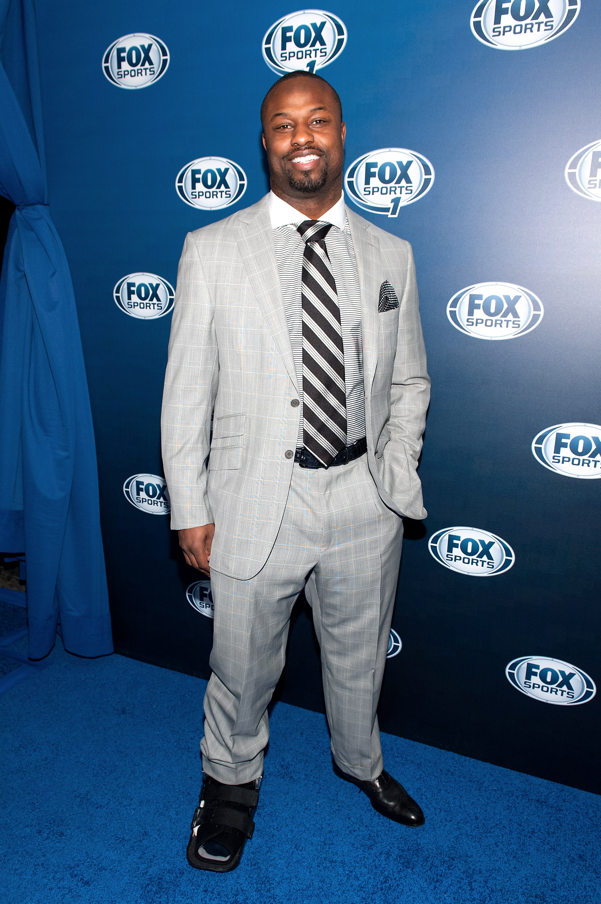 NEW YORK, NY - MARCH 05:  Bart Scott attends the the after party for the 2013 Fox Sports Media Group Upfront at Roseland Ballroom on March 5, 2013 in New York City.  (Photo by D Dipasupil/FilmMagic)