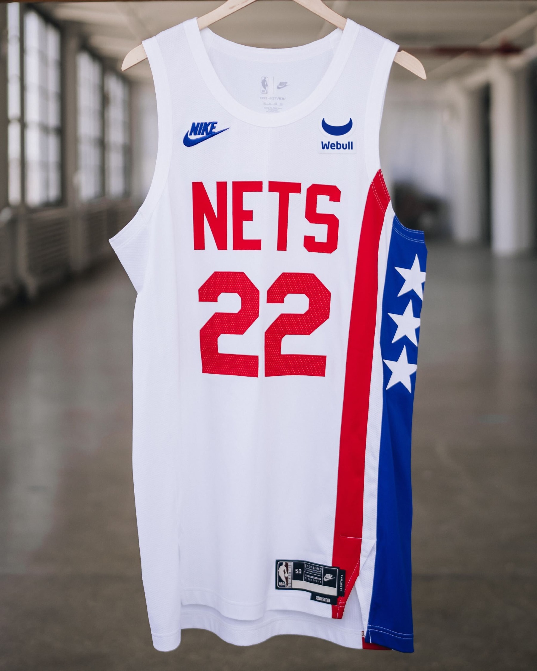 NBA パティ・ミルズ ネッツ　Brooklyn Nets　ユニフォーム　S ブルックリン ネッツ ナイキ シティ エディション スウィング