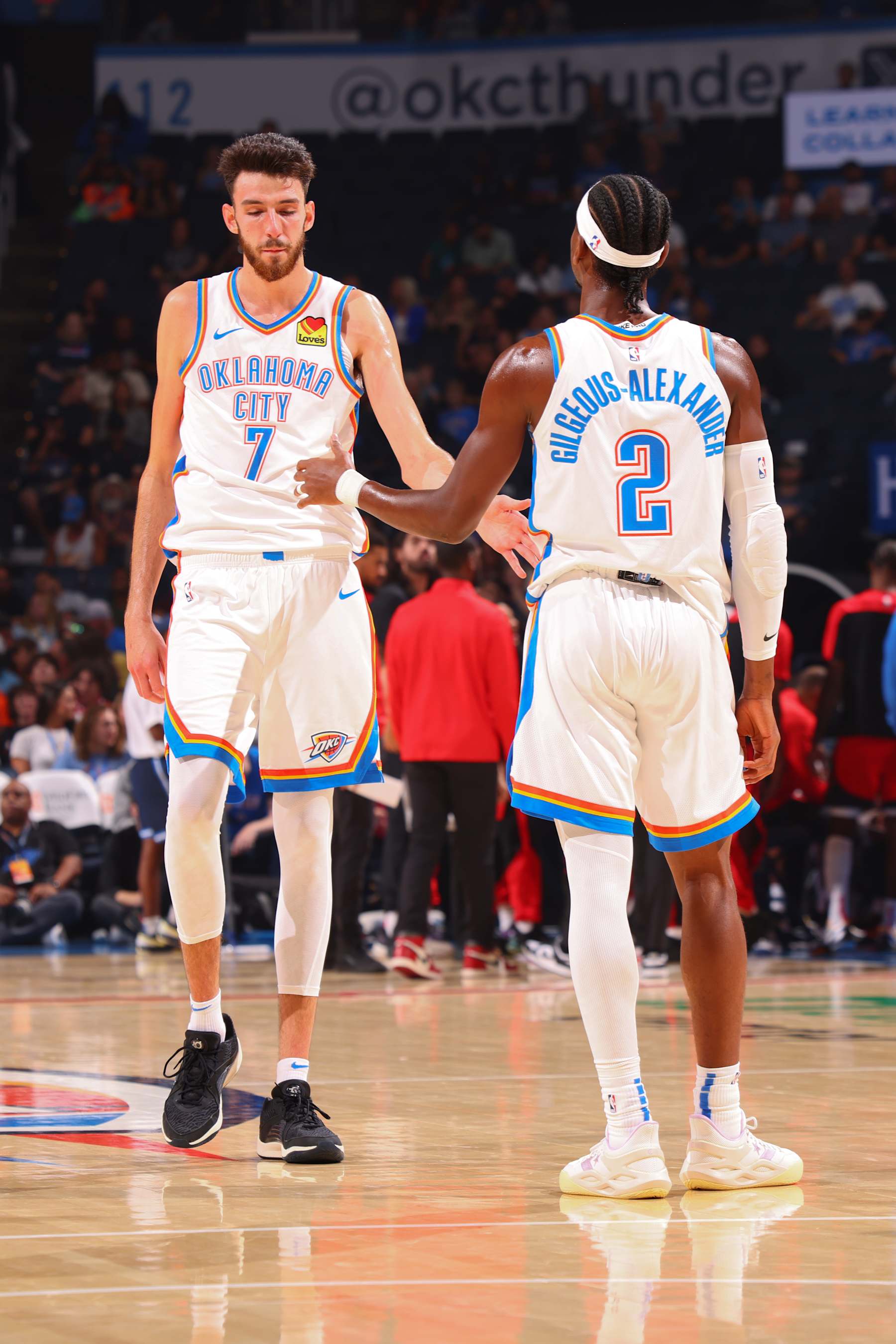 Chet Holmgren and Shai Gilgeous-Alexander