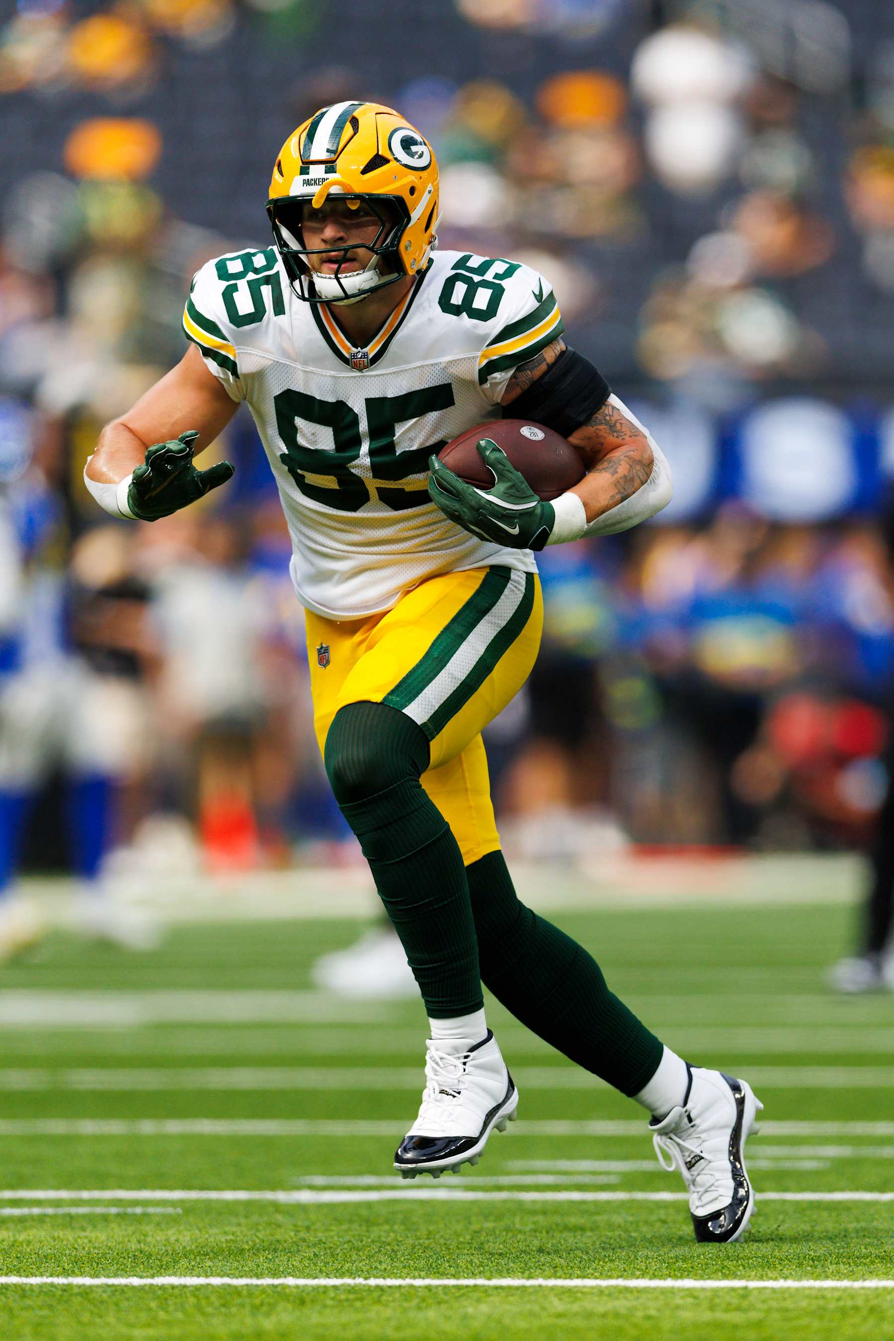 Green Bay Packers tight end Tucker Kraft