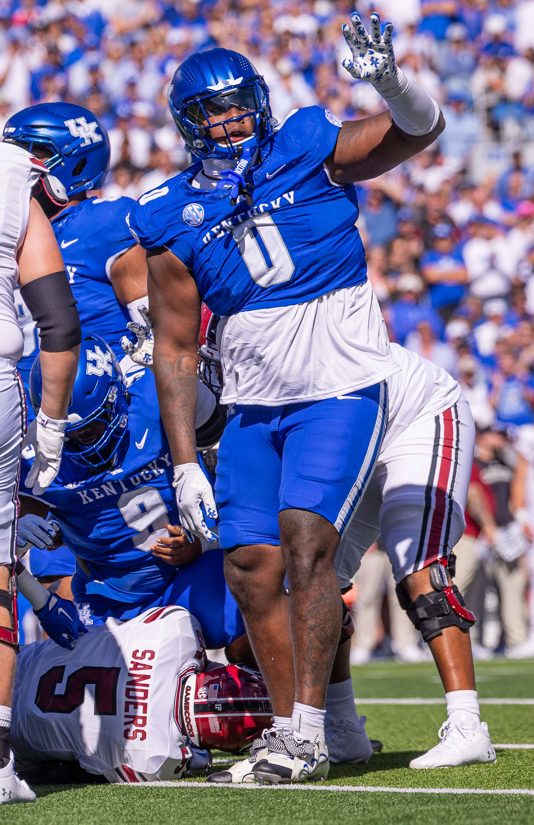 Kentucky Wildcats defensive tackle Deone Walker