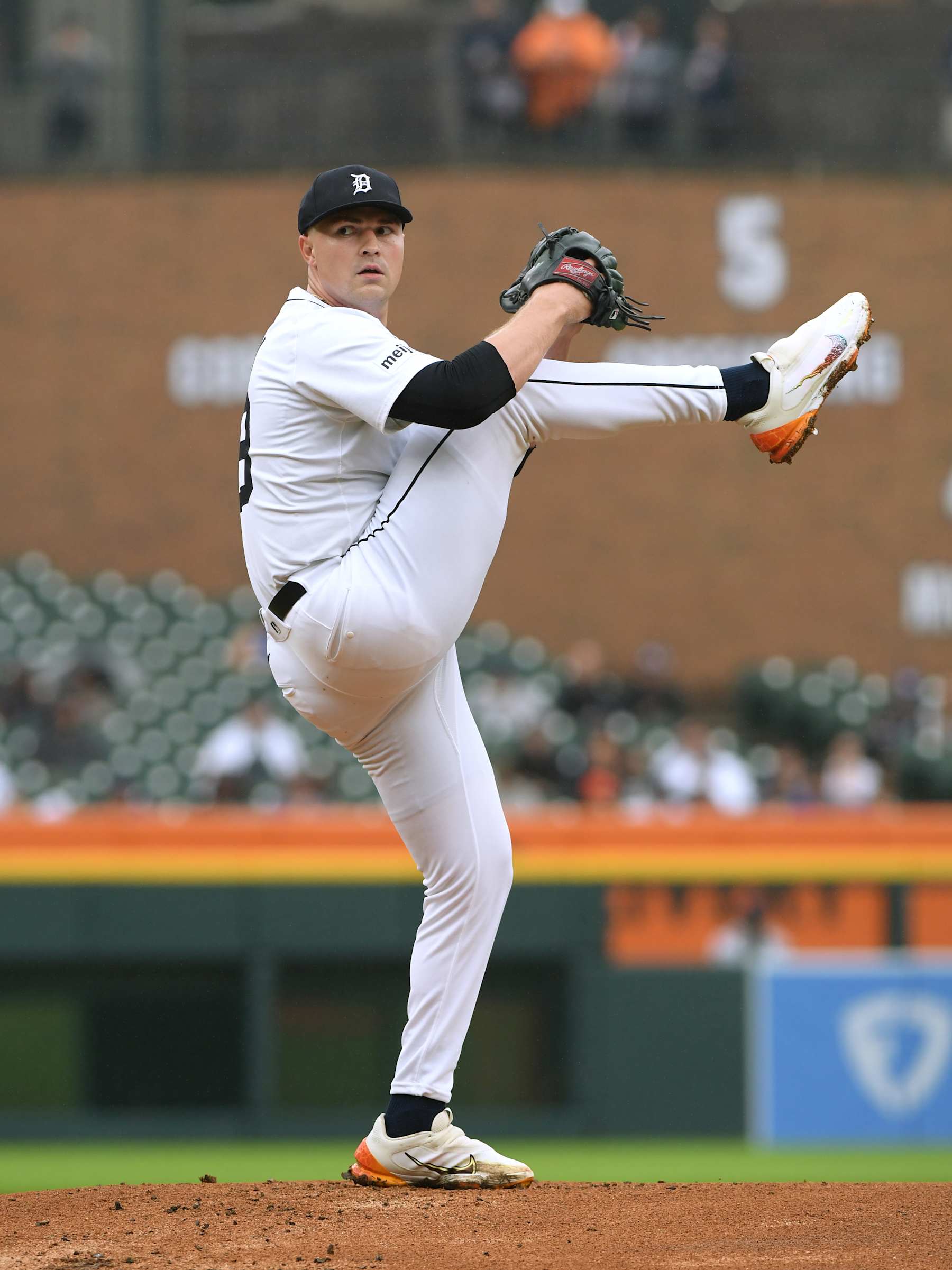 DETROIT, MI - SEPTEMBER 24:  Tarik Skubal #29 of the Detroit Tigers pitches during the game against the Tampa Bay Rays at Comerica Park on September 24, 2024 in Detroit, Michigan. The Tigers defeated the Rays 2-1.  (Photo by Mark Cunningham/MLB Photos via Getty Images)