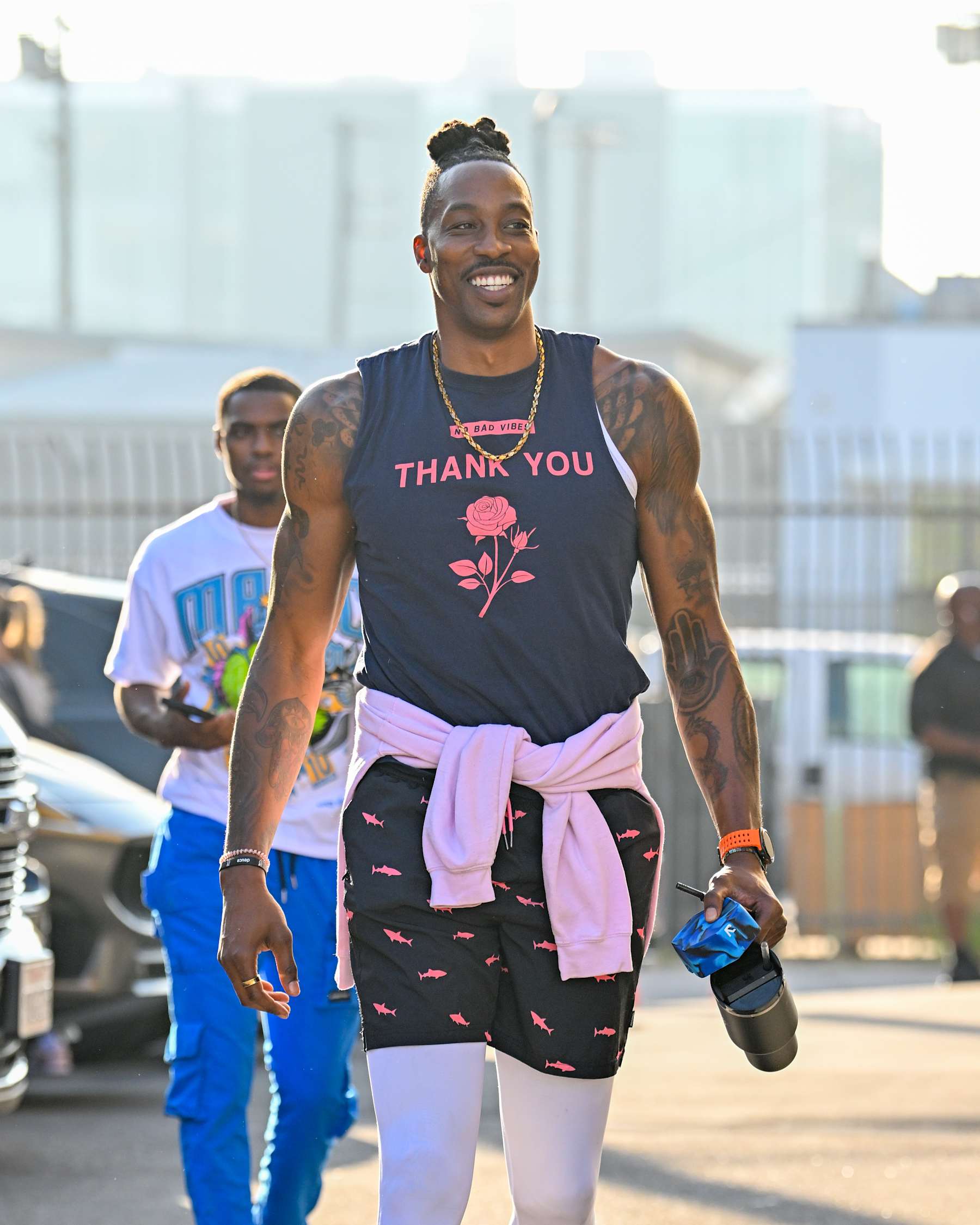 LOS ANGELES, CA - OCTOBER 10: Dwight Howard is seen on October 10, 2024 in Los Angeles, California.  (Photo by PG/Bauer-Griffin/GC Images)
