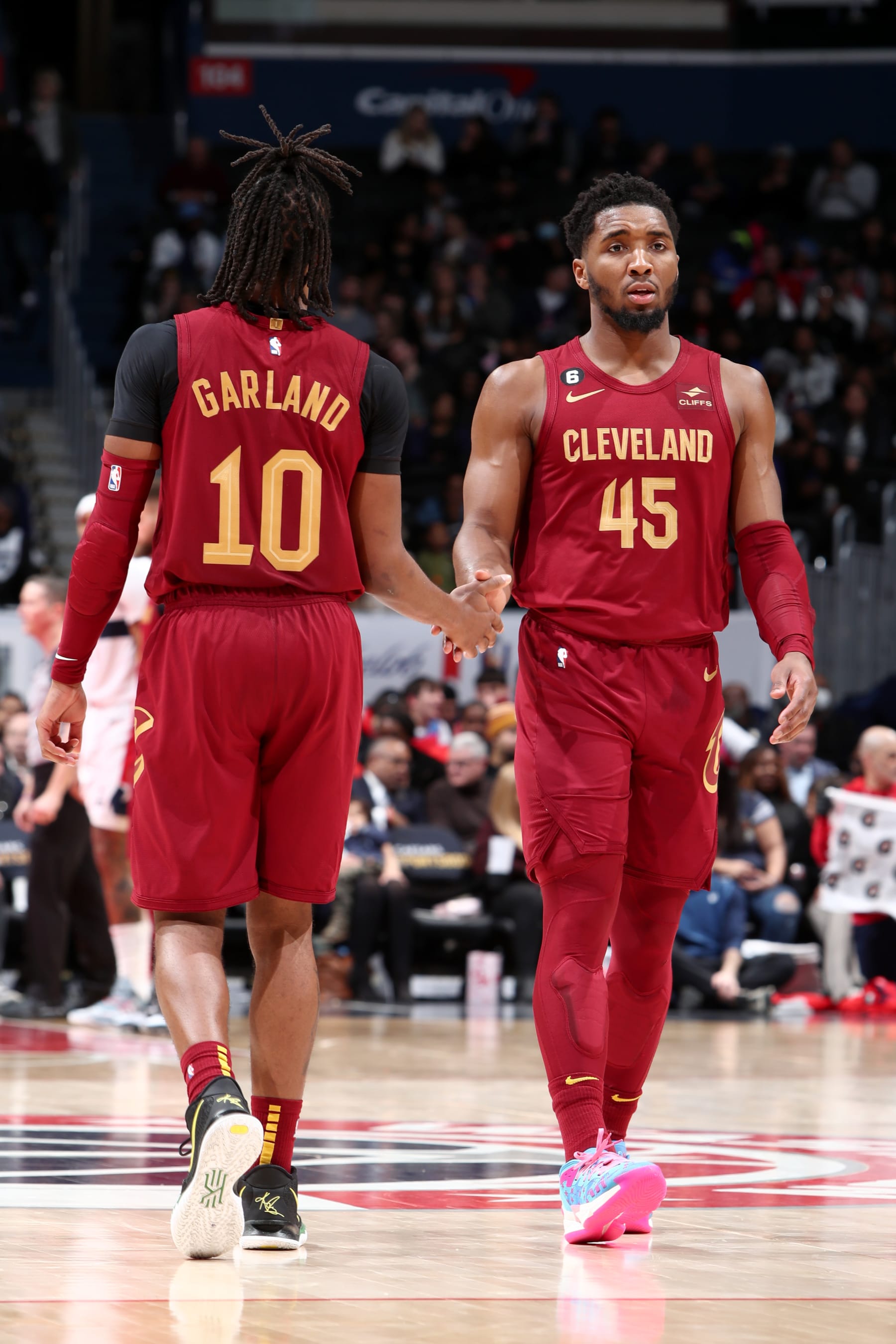 Darius Garland and Donovan Mitchell