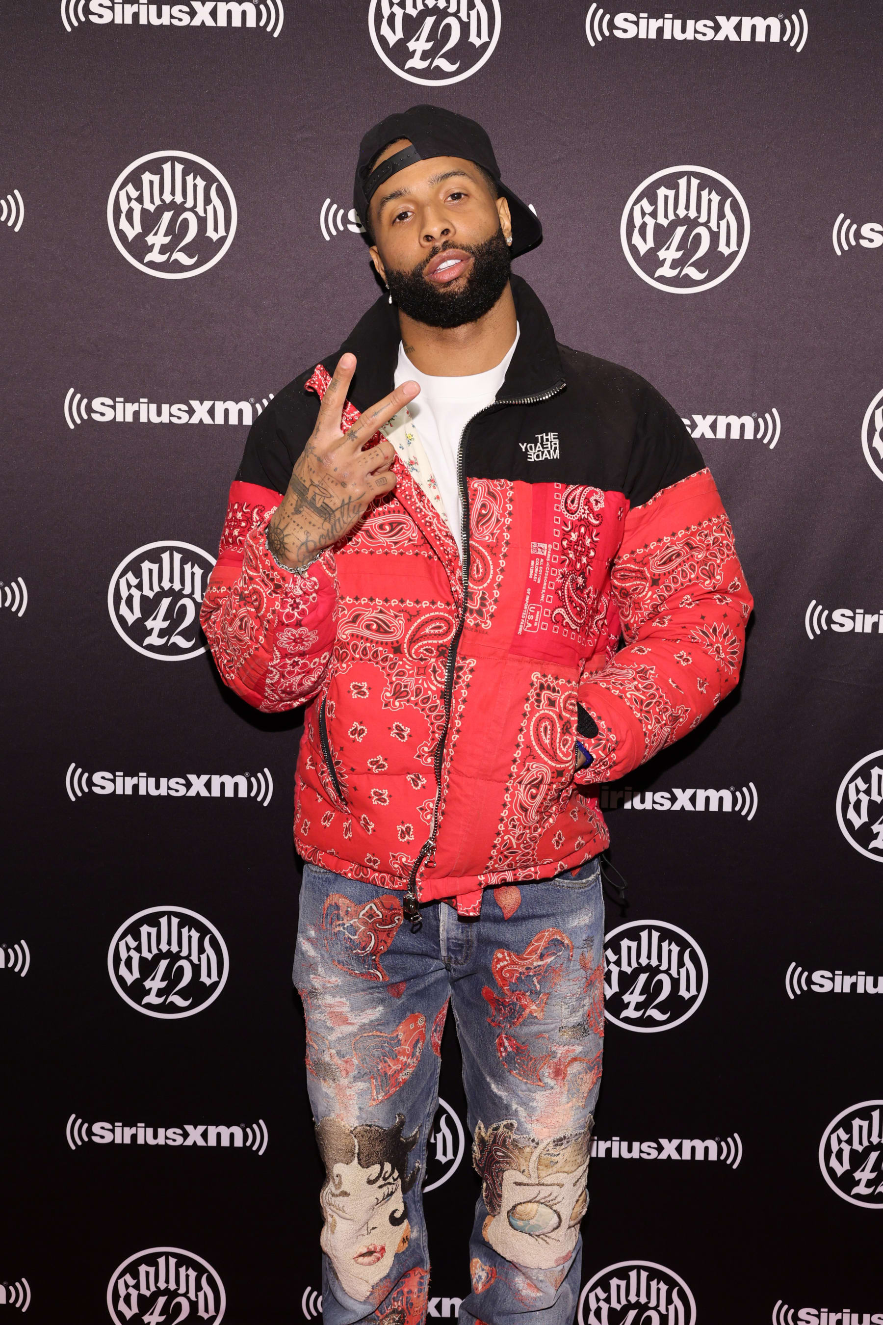 NEW YORK, NEW YORK - JANUARY 22: Odell Beckham Jr. attends Drake Live From The Apollo Theater for SiriusXM and Sound 42 at The Apollo Theater on January 22, 2023 in New York City. (Photo by Cindy Ord/Getty Images for SiriusXM)