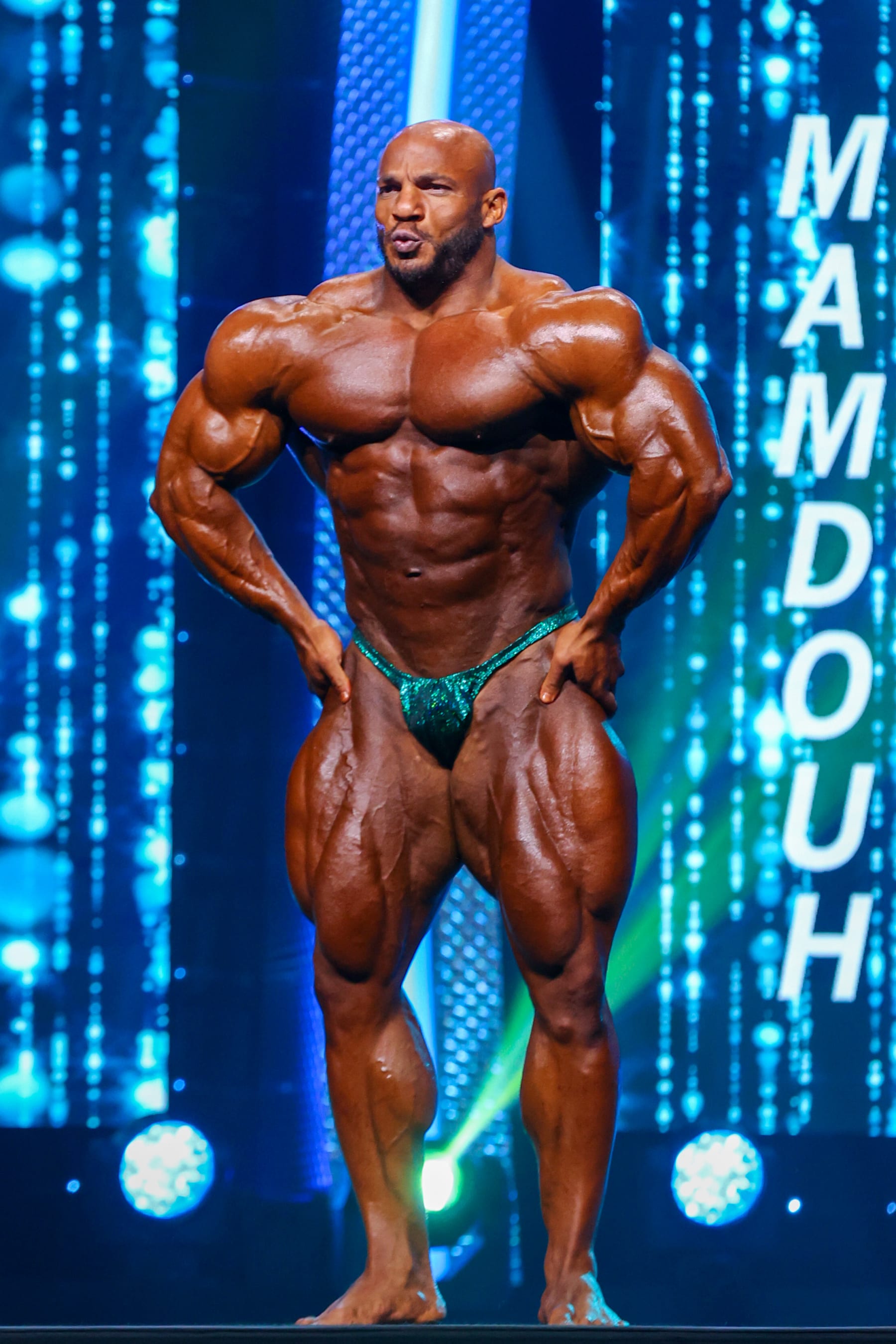 COLUMBUS, OH - MARCH 07: Mamdouh "Big Ramy" Elssbiay (9) competes in the Arnold Classic as part of the Arnold Sports Festival on March 7, 2020, at the Greater Columbus Convention Center in Columbus, OH. (Photo by Frank Jansky/Icon Sportswire via Getty Images)