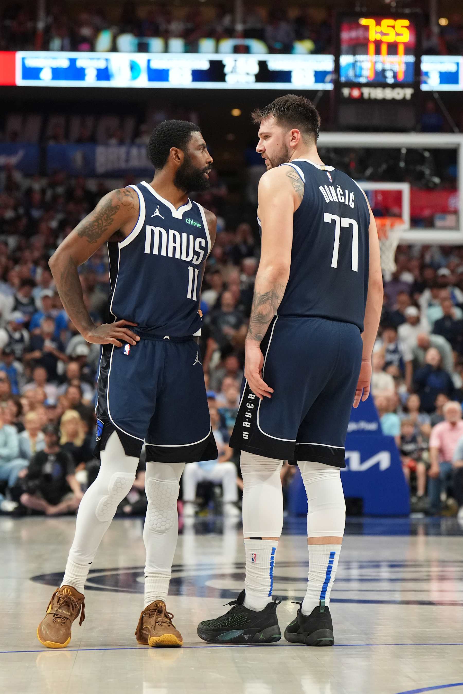 Kyrie Irving and Luka DonÄiÄ