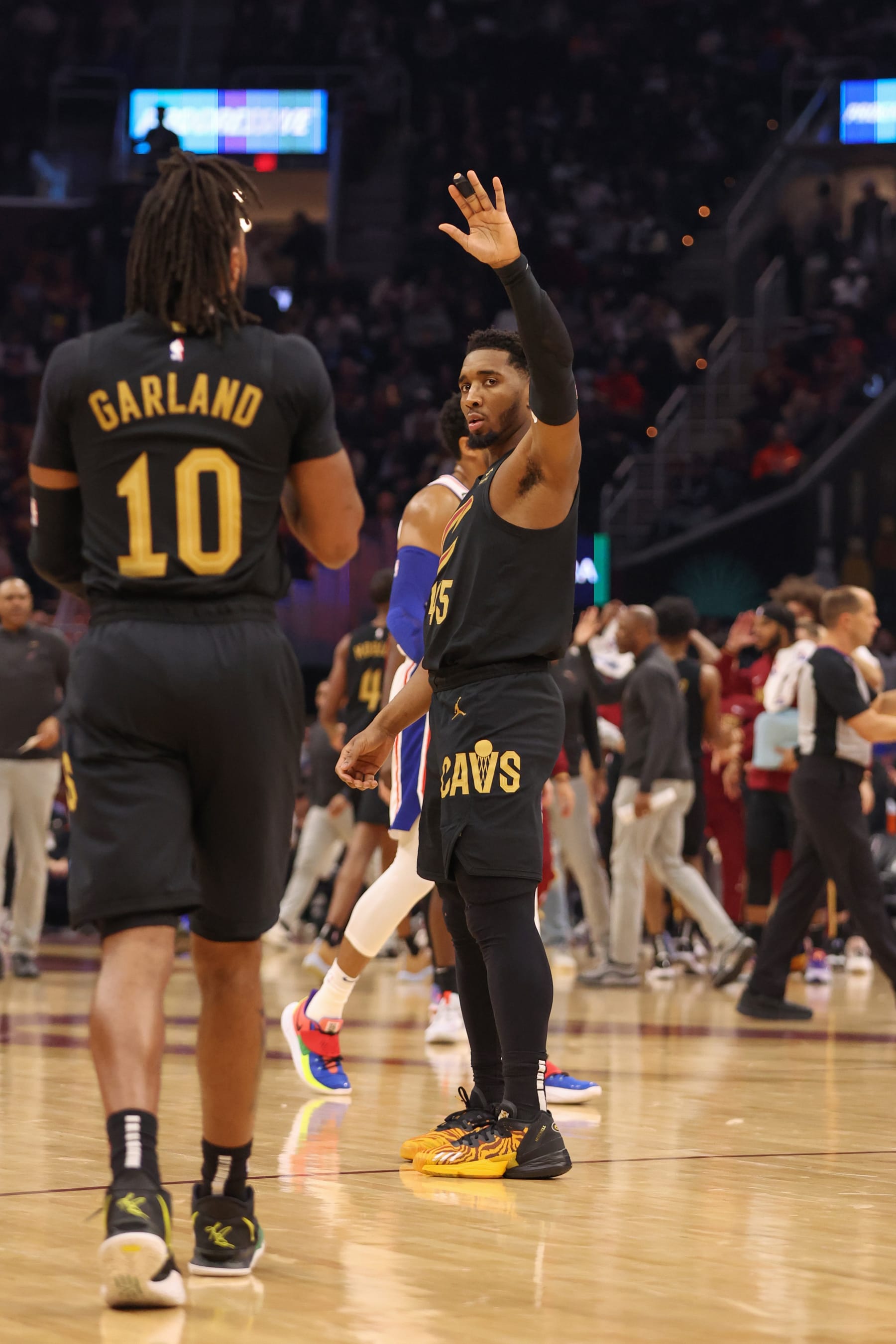 Darius Garland and Donovan Mitchell