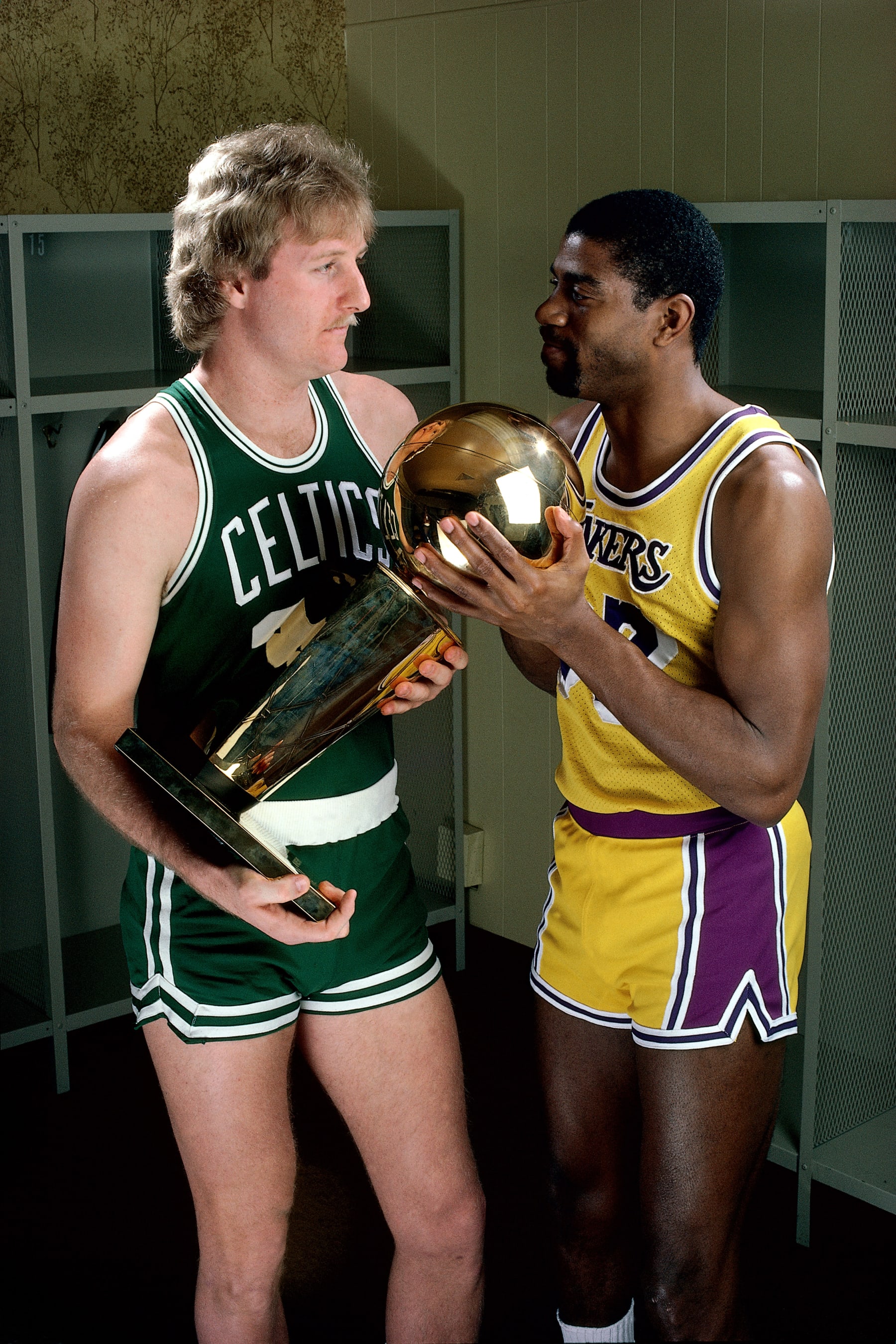 Larry Bird and Magic Johnson