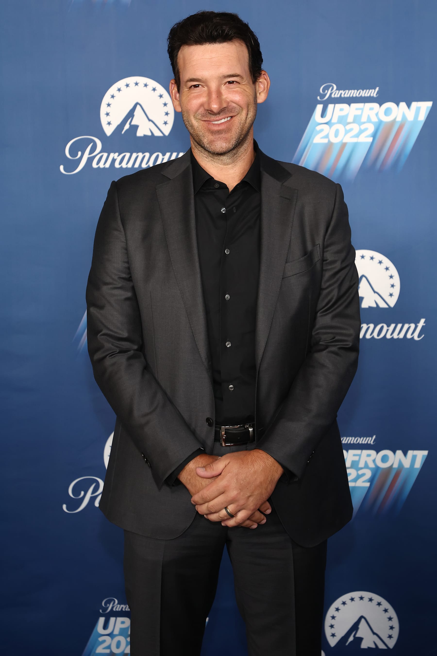 NEW YORK, NEW YORK - MAY 18: Tony Romo attends the 2022 Paramount Upfront at 666 Madison Avenue on May 18, 2022 in New York City. (Photo by Arturo Holmes/WireImage)