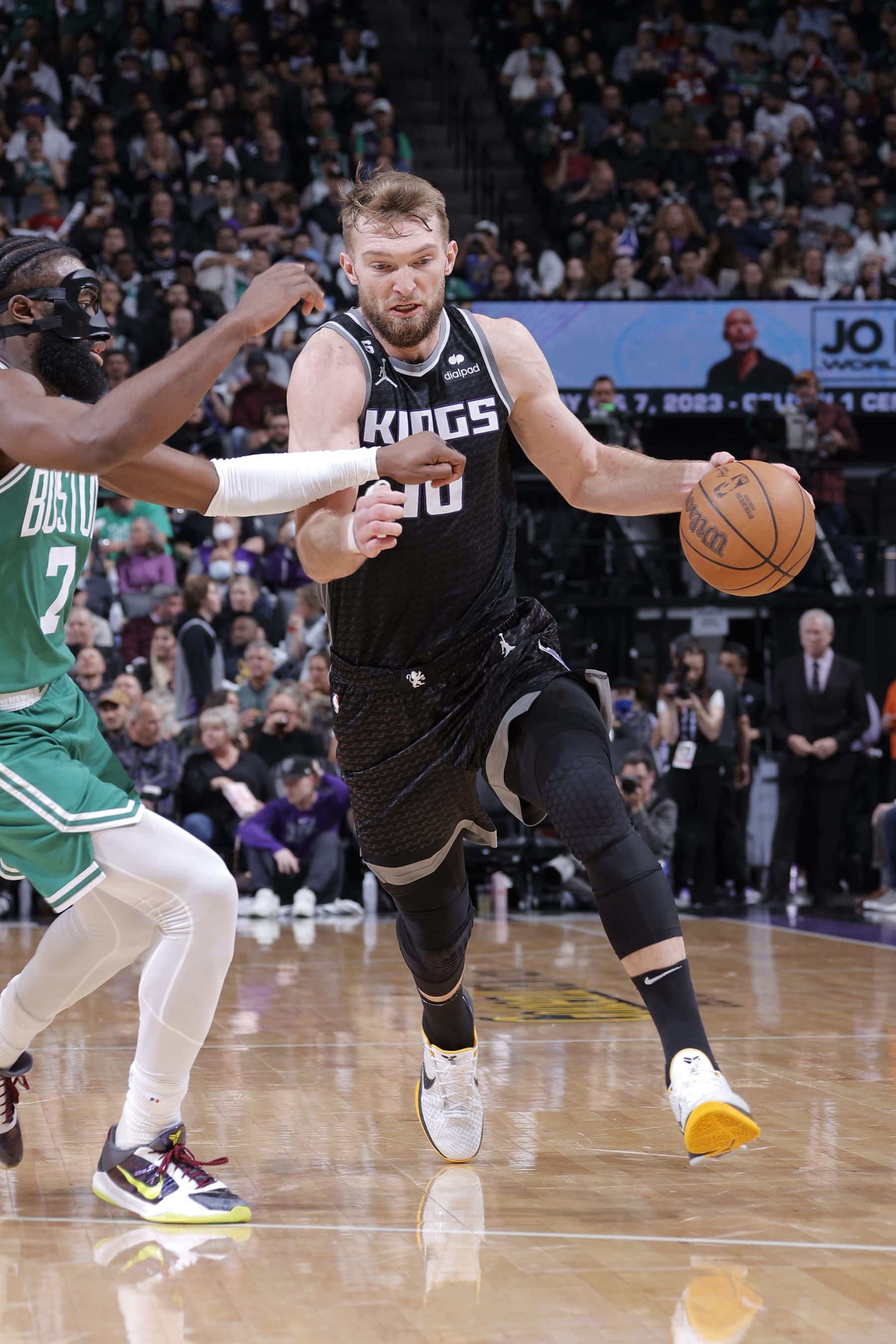 Jaylen Brown and Domantas Sabonis