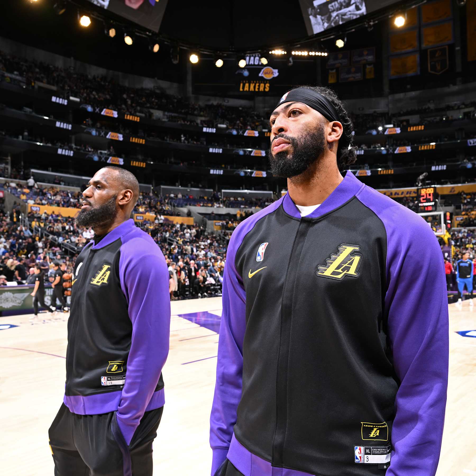 LeBron James and Anthony Davis