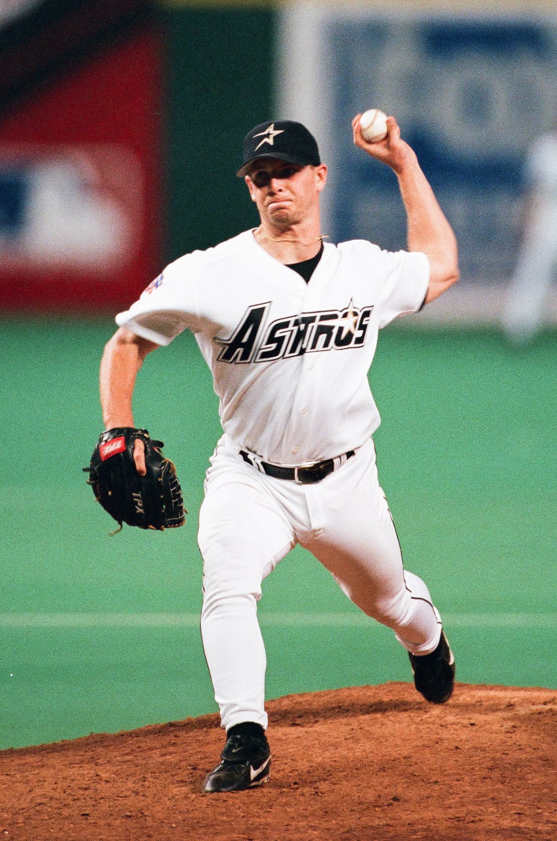 HOUSTON, TX - SEPTEMBER 13:  Billy Wagner of the Houston Astros during the game against the Los Angeles Dodgers on September 13, 1997 at the Astrodome in Houston, Texas. (Photo by Sporting News via Getty Images via Getty Images) 
