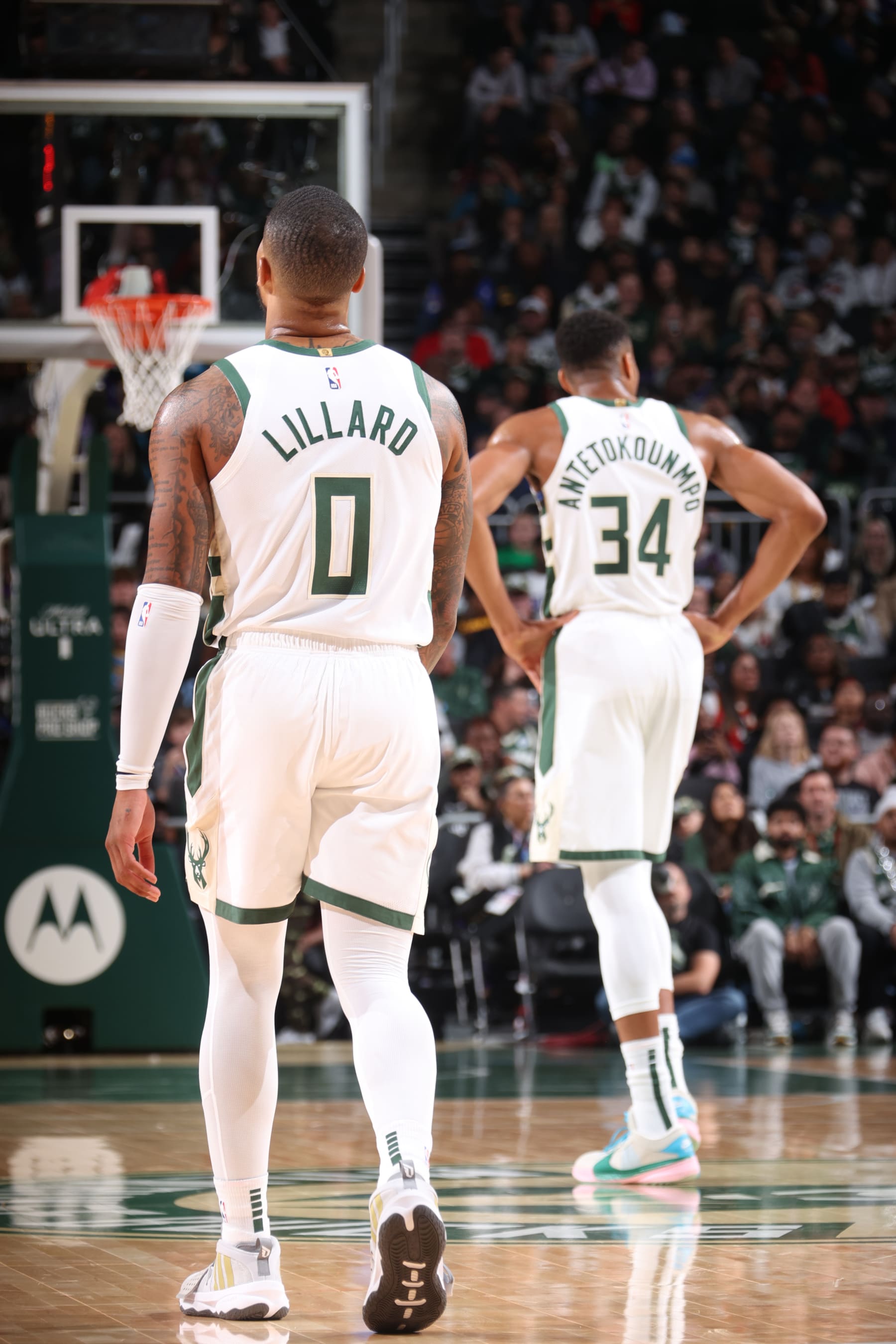 Damian Lillard and Giannis Antetokounmpo