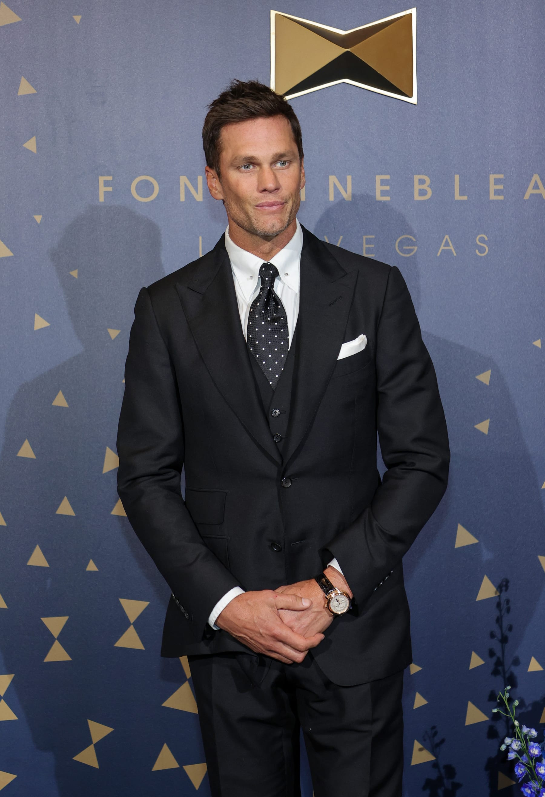 LAS VEGAS, NEVADA - DECEMBER 13: Tom Brady attends the grand opening of Fontainebleau Las Vegas on December 13, 2023 in Las Vegas, Nevada. (Photo by Ethan Miller/Getty Images)