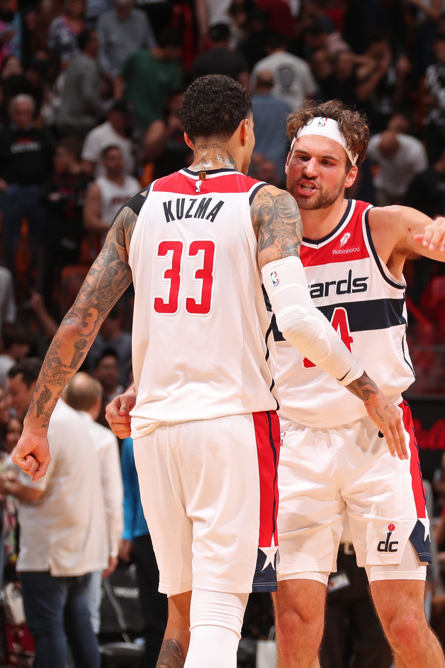 Kyle Kuzma and Corey Kispert