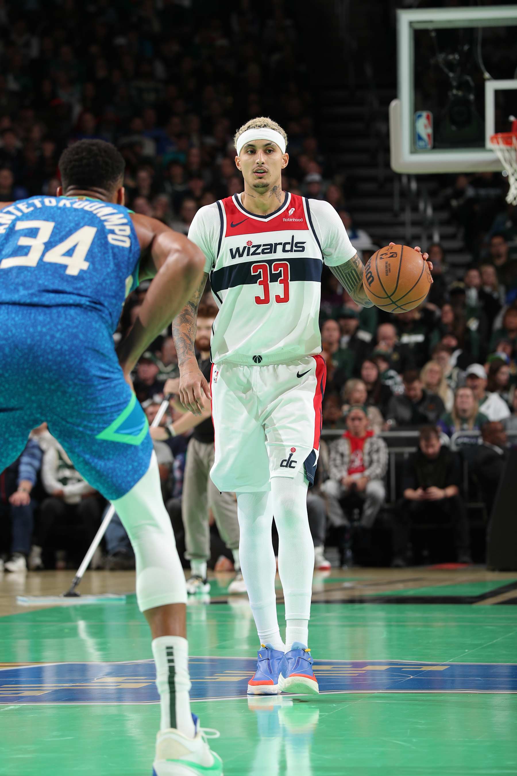 Giannis Antetokounmpo and Kyle Kuzma