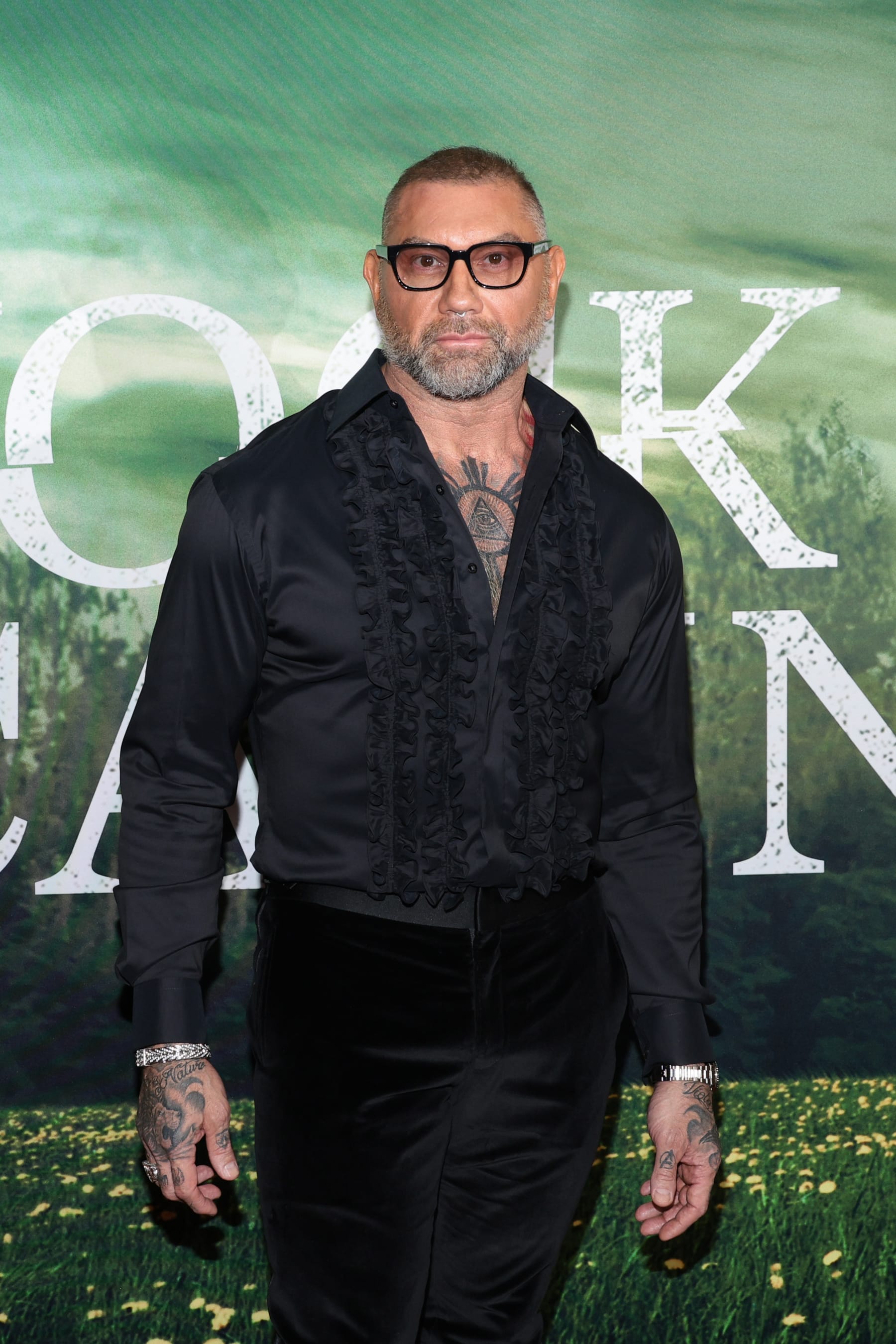 NEW YORK, NEW YORK - JANUARY 30: Dave Bautista attends Universal Pictures' "Knock At The Cabin" World Premiere at Jazz at Lincoln Center on January 30, 2023 in New York City. (Photo by Dimitrios Kambouris/Getty Images)