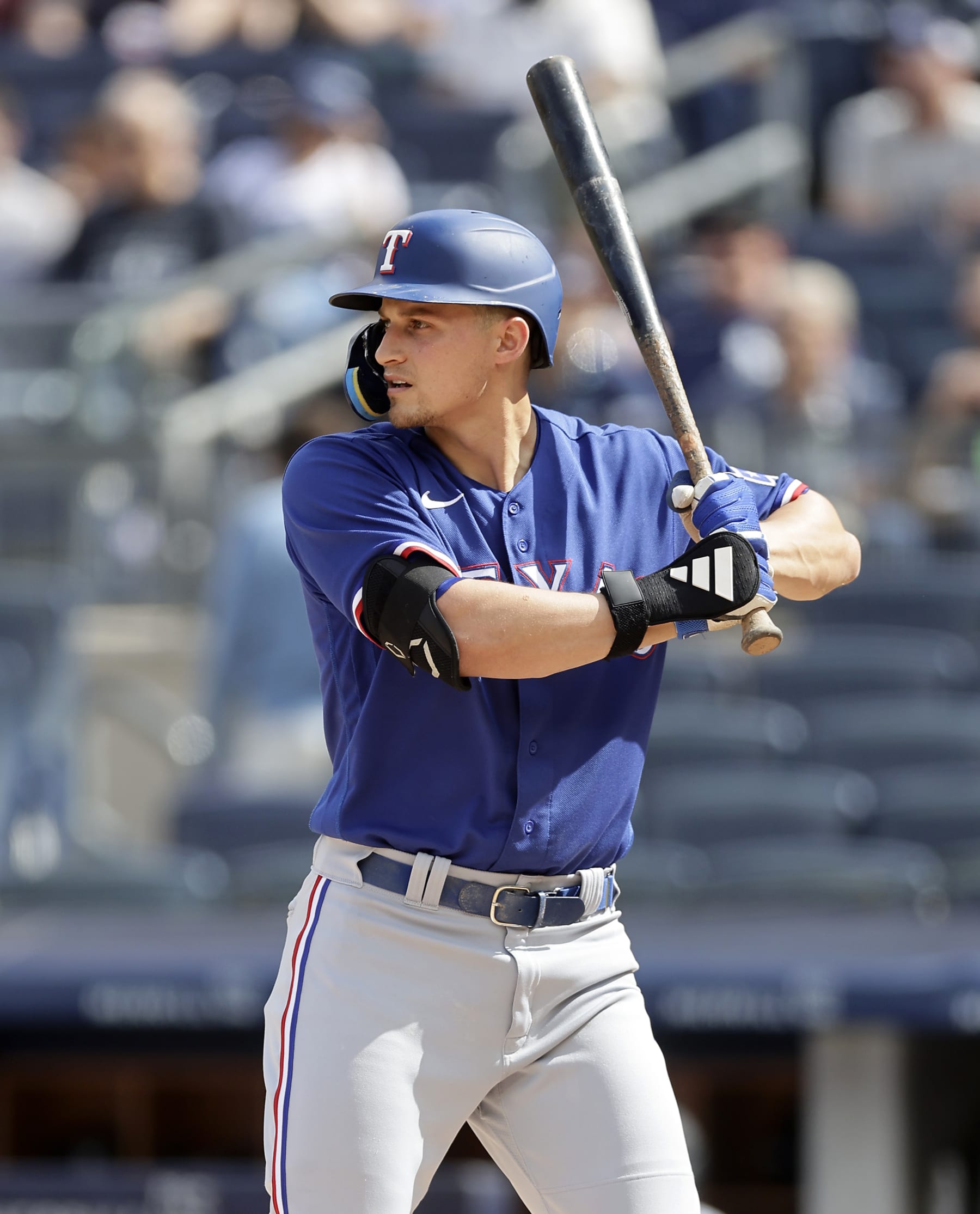NEW YORK, NEW YORK - JUNE 24:  in action against the at Yankee Stadium on June 24, 2023 in the Bronx borough of New York City. The Yankees defeated the Rangers 1-0. (Photo by Jim McIsaac/Getty Images)