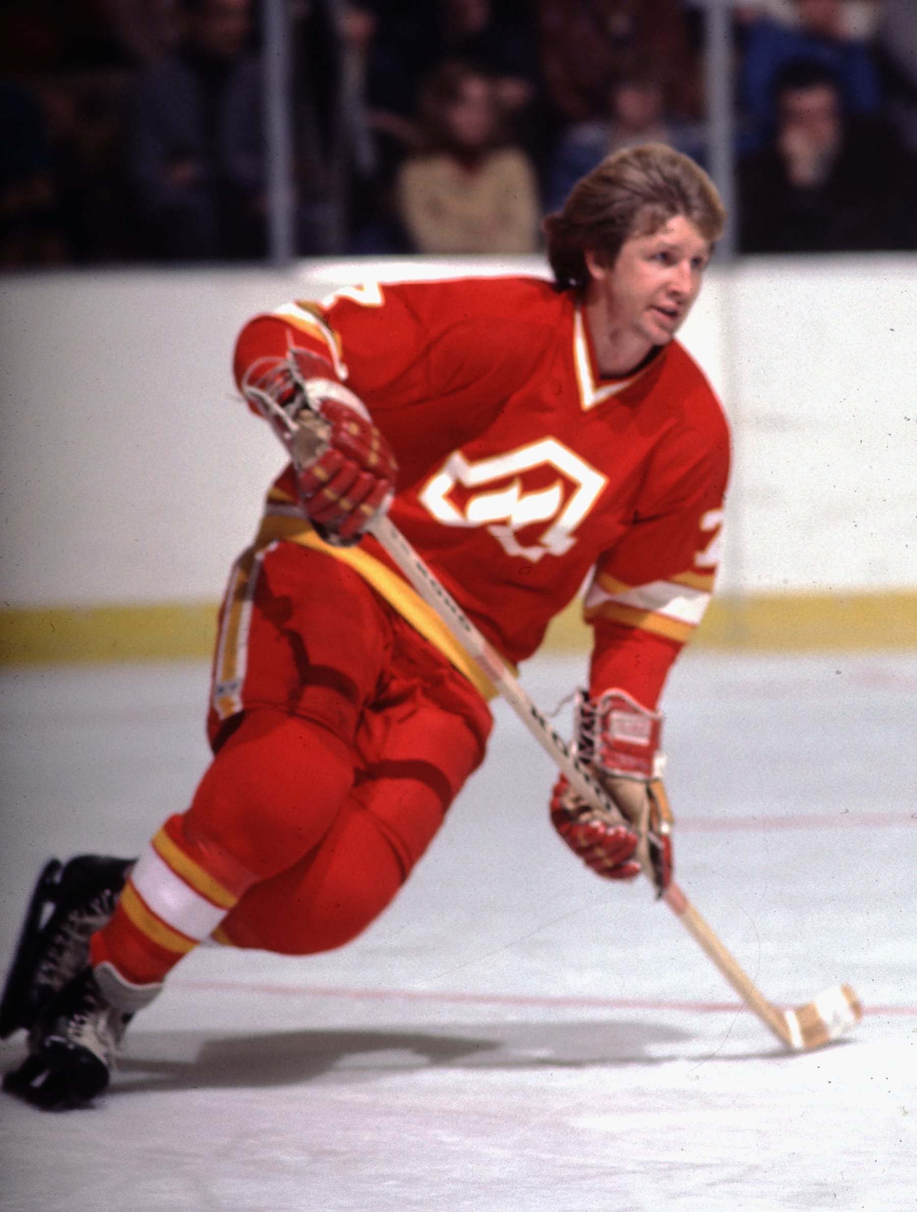 NEW YORK, NEW YORK - CIRCA 1980: Garry Unger of the Atlanta Flames circa 1980 in New York, New York. (Photo by Robert Shaver/Bruce Bennett Collection/Bruce Bennett Studios via Getty Images)