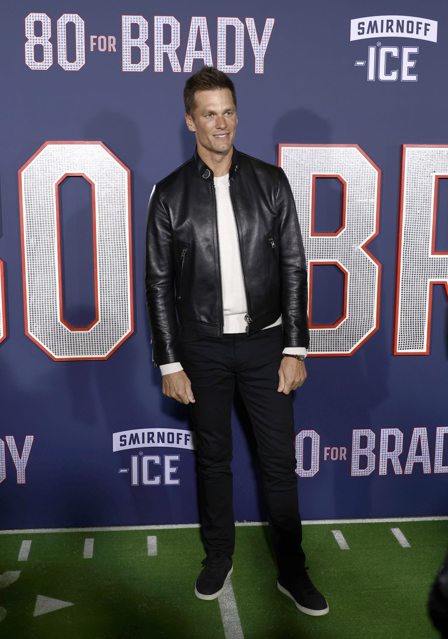 LOS ANGELES, CALIFORNIA - JANUARY 31: Tom Brady attends the Los Angeles Premiere Screening of Paramount Pictures' "80 For Brady" at Regency Village Theatre on January 31, 2023 in Los Angeles, California. (Photo by Frazer Harrison/WireImage)
